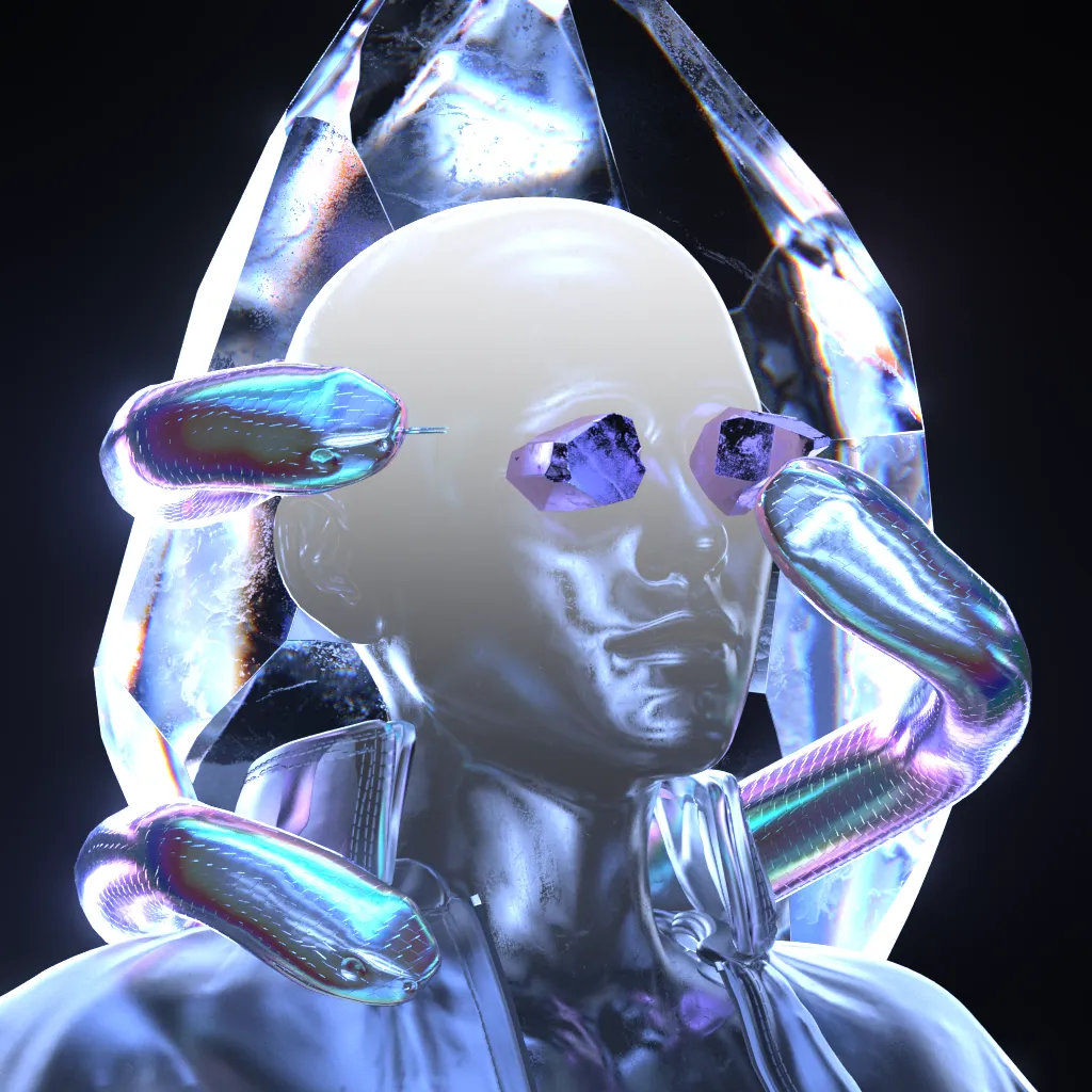 You are billions of gigaparsecs away from earth, floating on a rust-coloured planet. The sky is black and the ground is rumbling. The dream feels vivid and real.

Sculptures made of liquid metal and glowing crystal embellish the planets in LVCIDIA. Created long ago by intergalactic artists, they express the fragility of our existence and the beauty of our humanity.

Today, they are yours to explore.