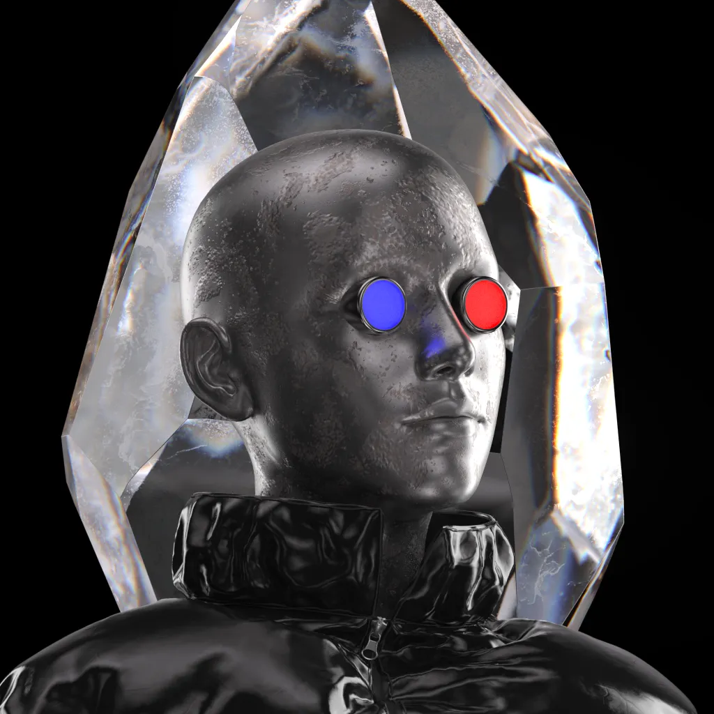 You are billions of gigaparsecs away from earth, floating on a rust-coloured planet. The sky is black and the ground is rumbling. The dream feels vivid and real.

Sculptures made of liquid metal and glowing crystal embellish the planets in LVCIDIA. Created long ago by intergalactic artists, they express the fragility of our existence and the beauty of our humanity.

Today, they are yours to explore.