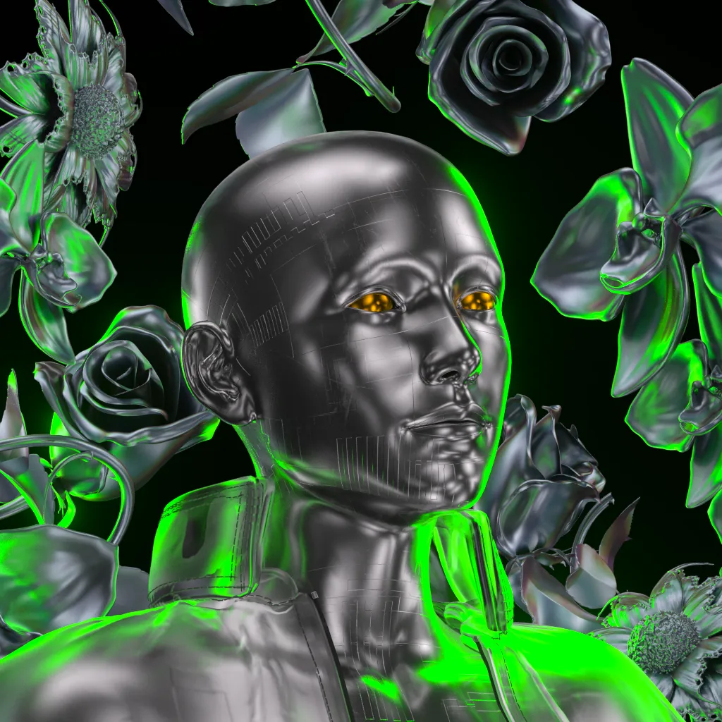 You are billions of gigaparsecs away from earth, floating on a rust-coloured planet. The sky is black and the ground is rumbling. The dream feels vivid and real.

Sculptures made of liquid metal and glowing crystal embellish the planets in LVCIDIA. Created long ago by intergalactic artists, they express the fragility of our existence and the beauty of our humanity.

Today, they are yours to explore.