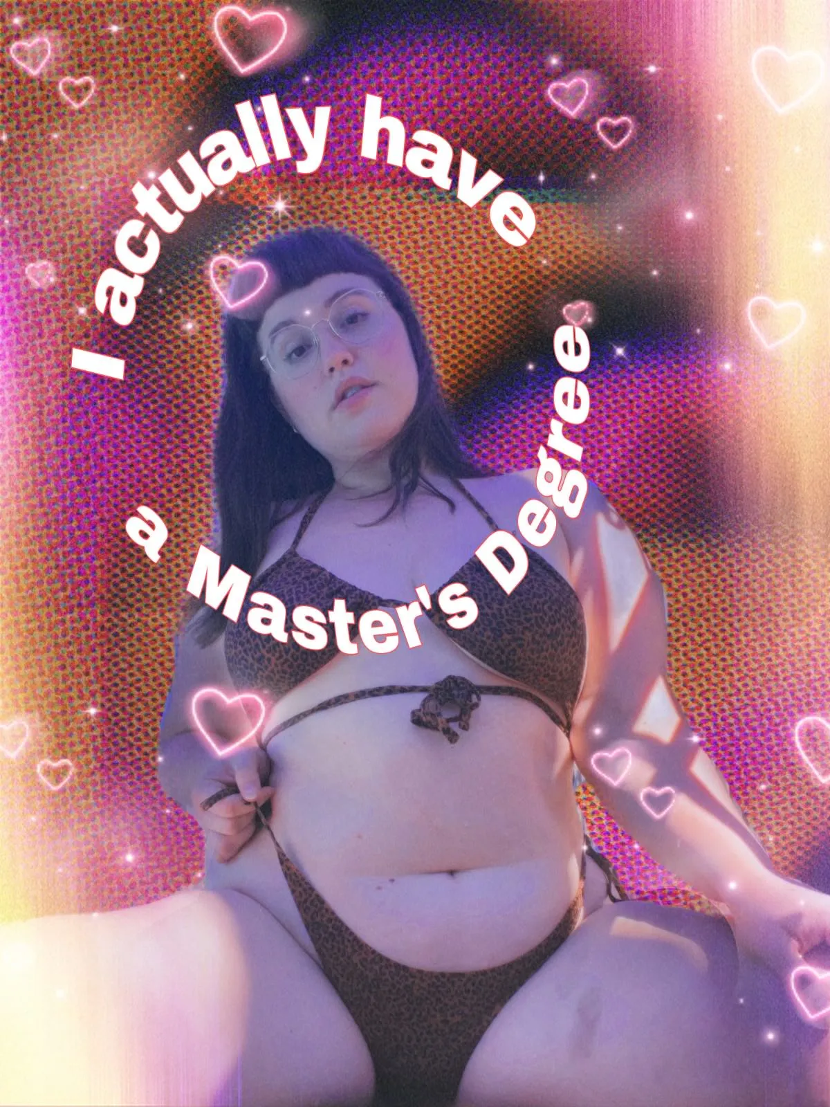 The ability to discuss critical art theory while also being sexy in a bikini are not mutually exclusive. 