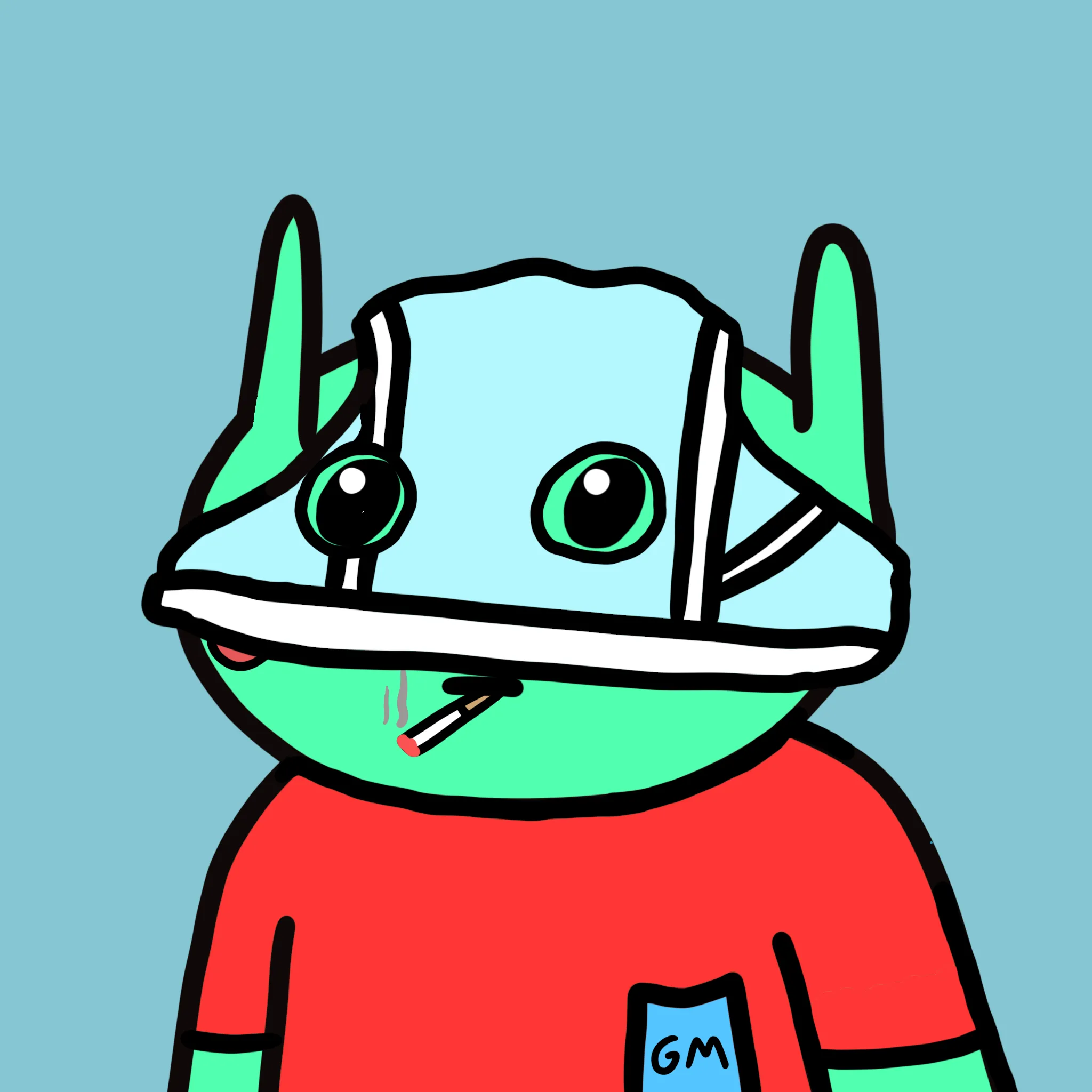 alien frens are a collection of 10k randomly generated aliens who are trying to get back to their home, Planet Fren. Learn more at alienfrens.io