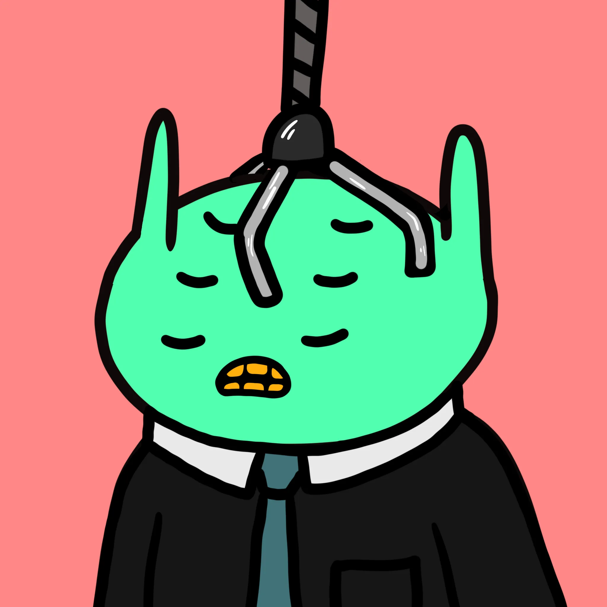alien frens are a collection of 10k randomly generated aliens who are trying to get back to their home, Planet Fren. Learn more at alienfrens.io