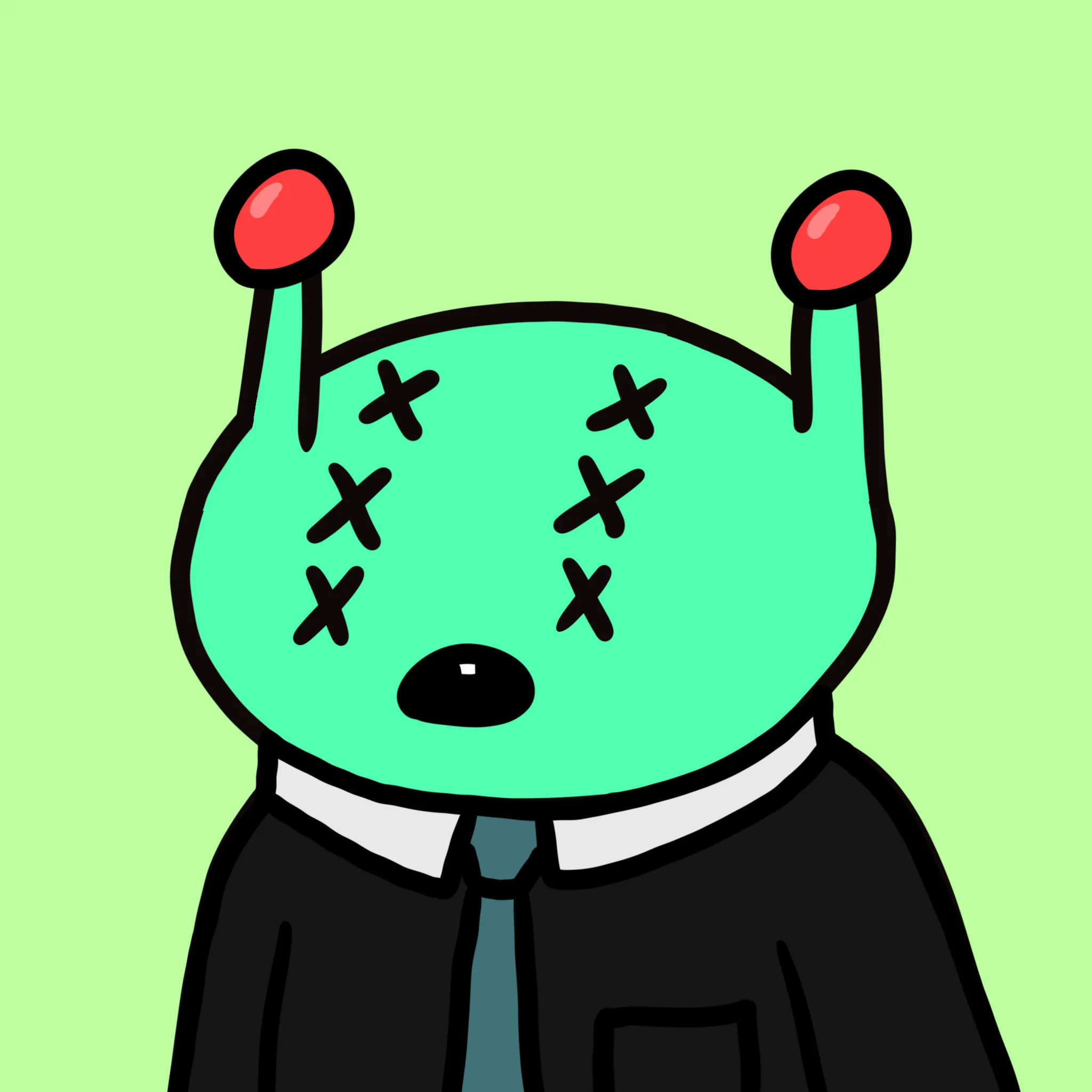 alien frens are a collection of 10k randomly generated aliens who are trying to get back to their home, Planet Fren. Learn more at alienfrens.io