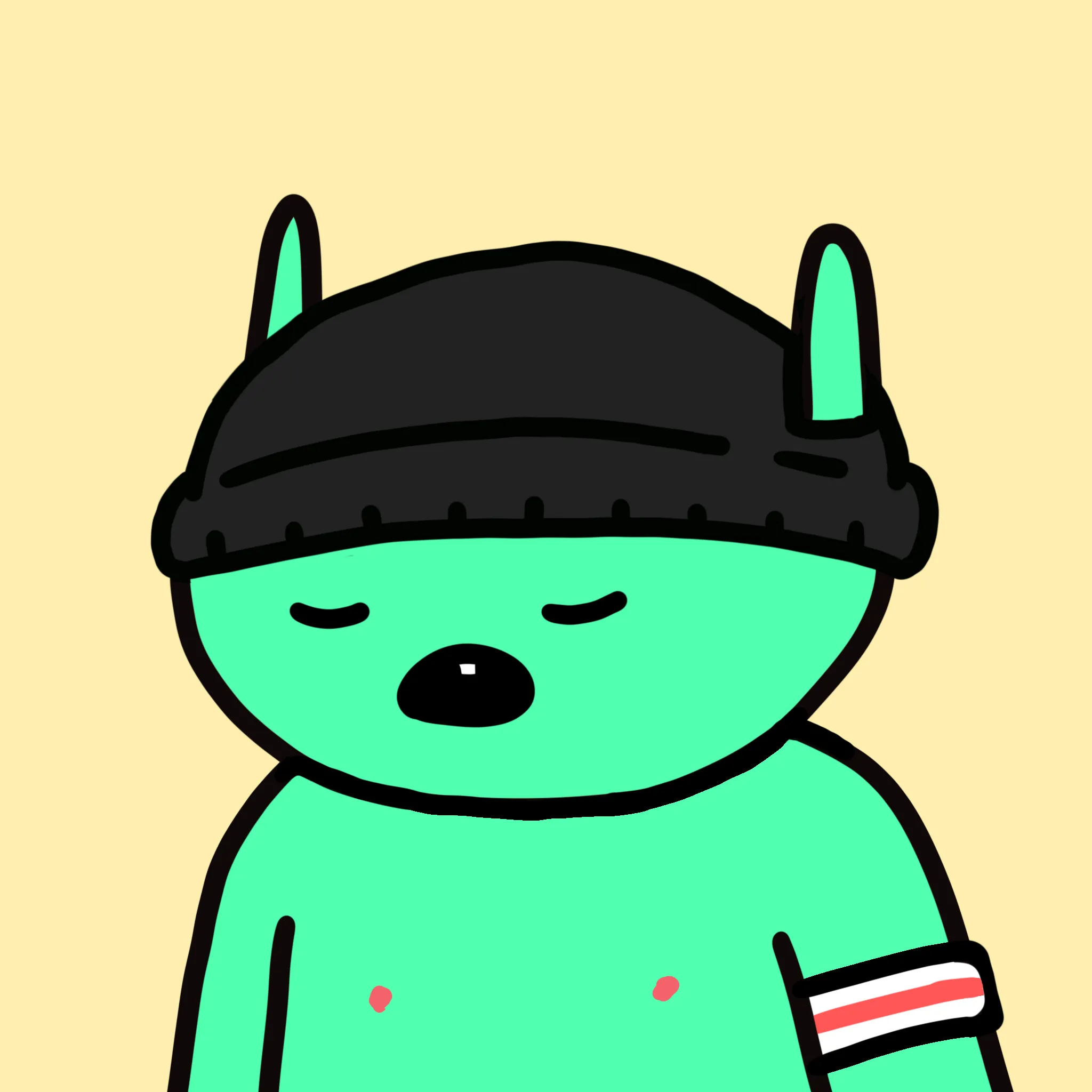 alien frens are a collection of 10k randomly generated aliens who are trying to get back to their home, Planet Fren. Learn more at alienfrens.io