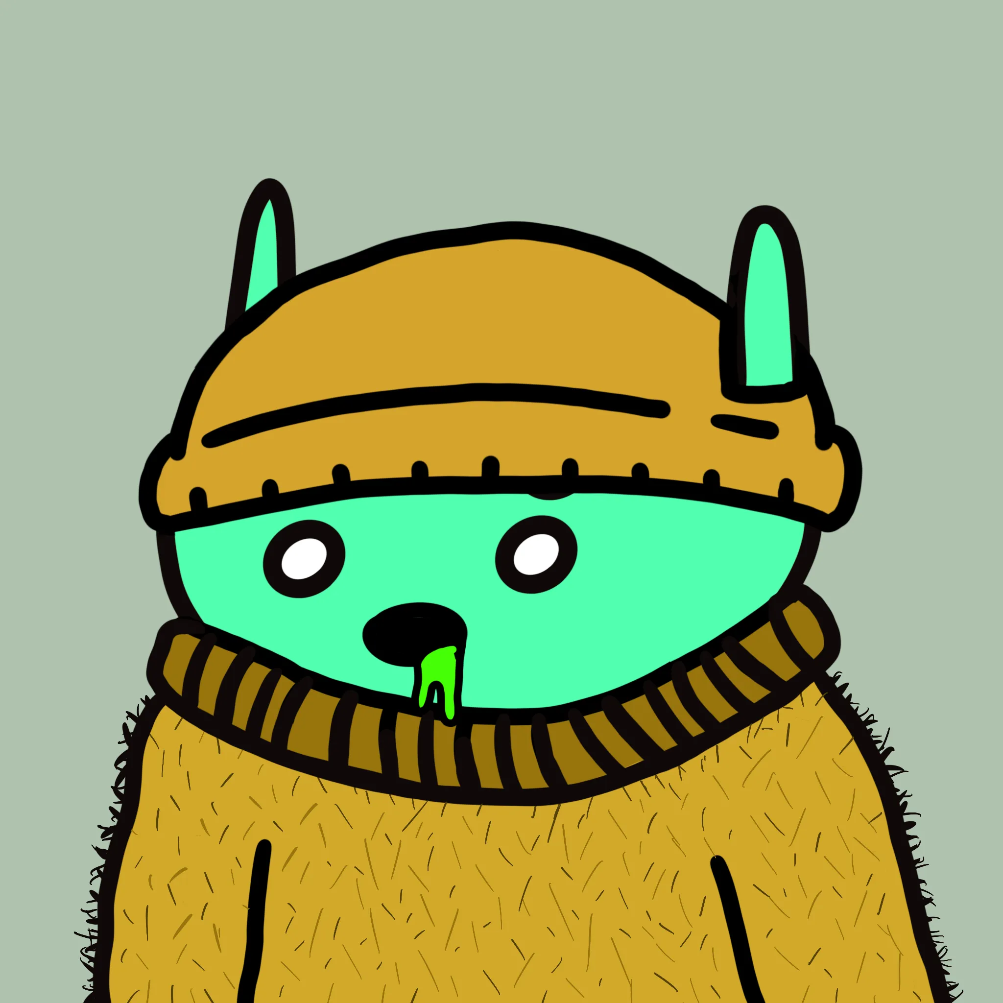 alien frens are a collection of 10k randomly generated aliens who are trying to get back to their home, Planet Fren. Learn more at alienfrens.io
