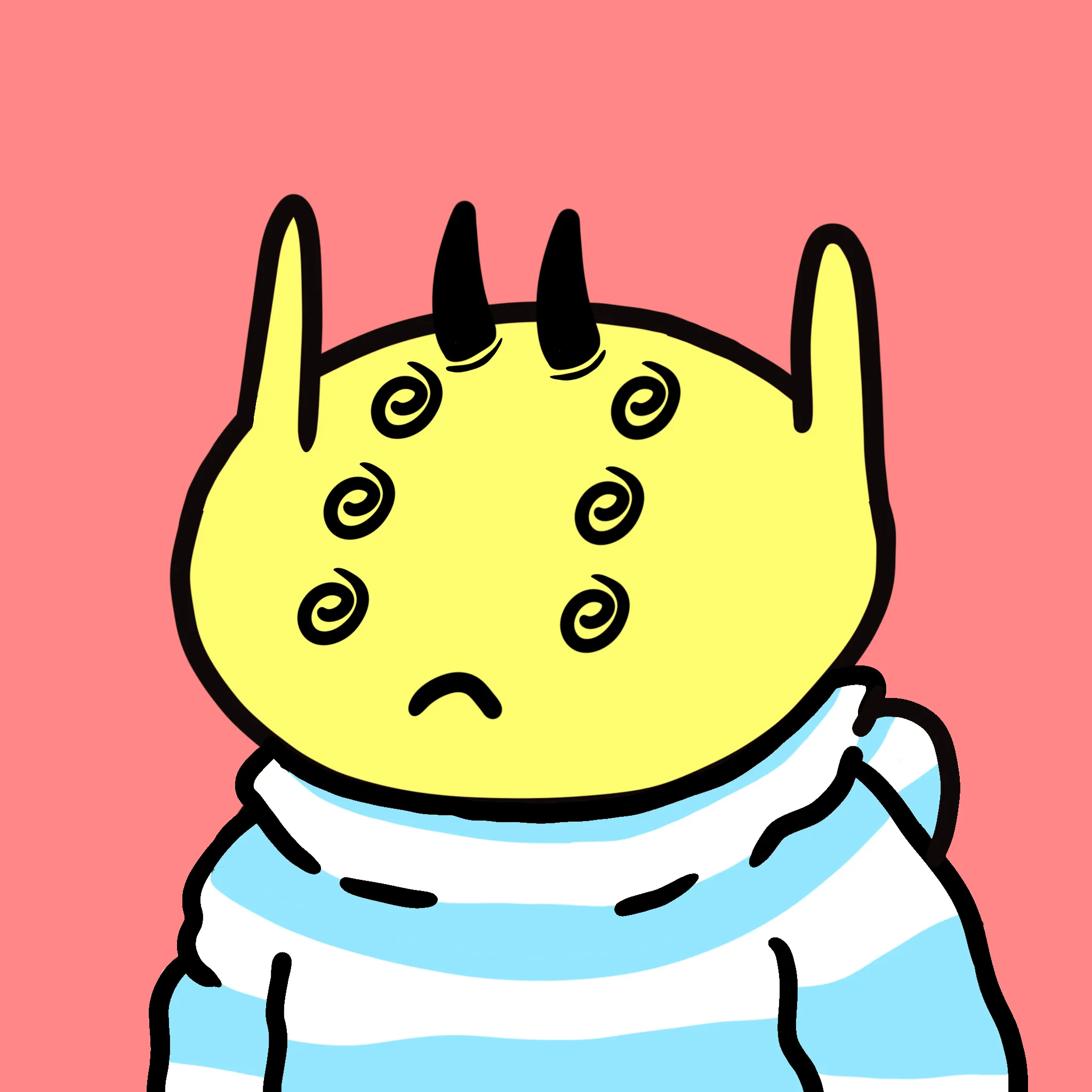 alien frens are a collection of 10k randomly generated aliens who are trying to get back to their home, Planet Fren. Learn more at alienfrens.io