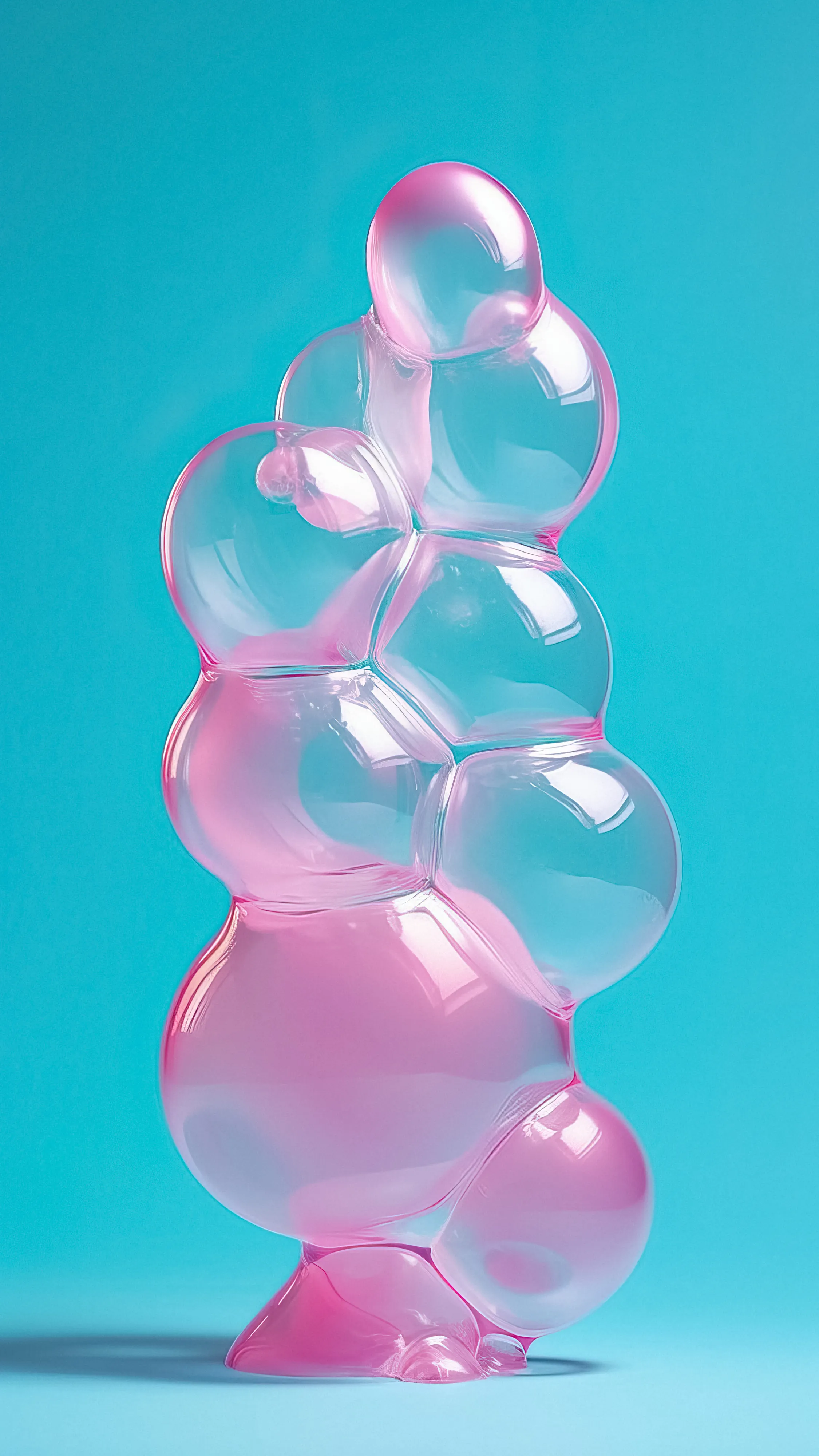 The idea of the tower of bubbles was inspired by the shape of chemical compositions, the feelings we experience are tied closely to the neurochemicals that are produced within our mind as a result of a sequence of events that lead to the result of a feeling. 

This fragile structure can so easily be broken by a change in variables. and thus the fleeting nature of feeling is displayed with this structure. 

My intention behind Fleeting was to convey the fleeting and ever-changing nature of emotions. I aimed to capture the delicate and transient essence of feelings through the fragility and ephemeral quality of bubbles.

This image was created with Midjourney and photoshop.