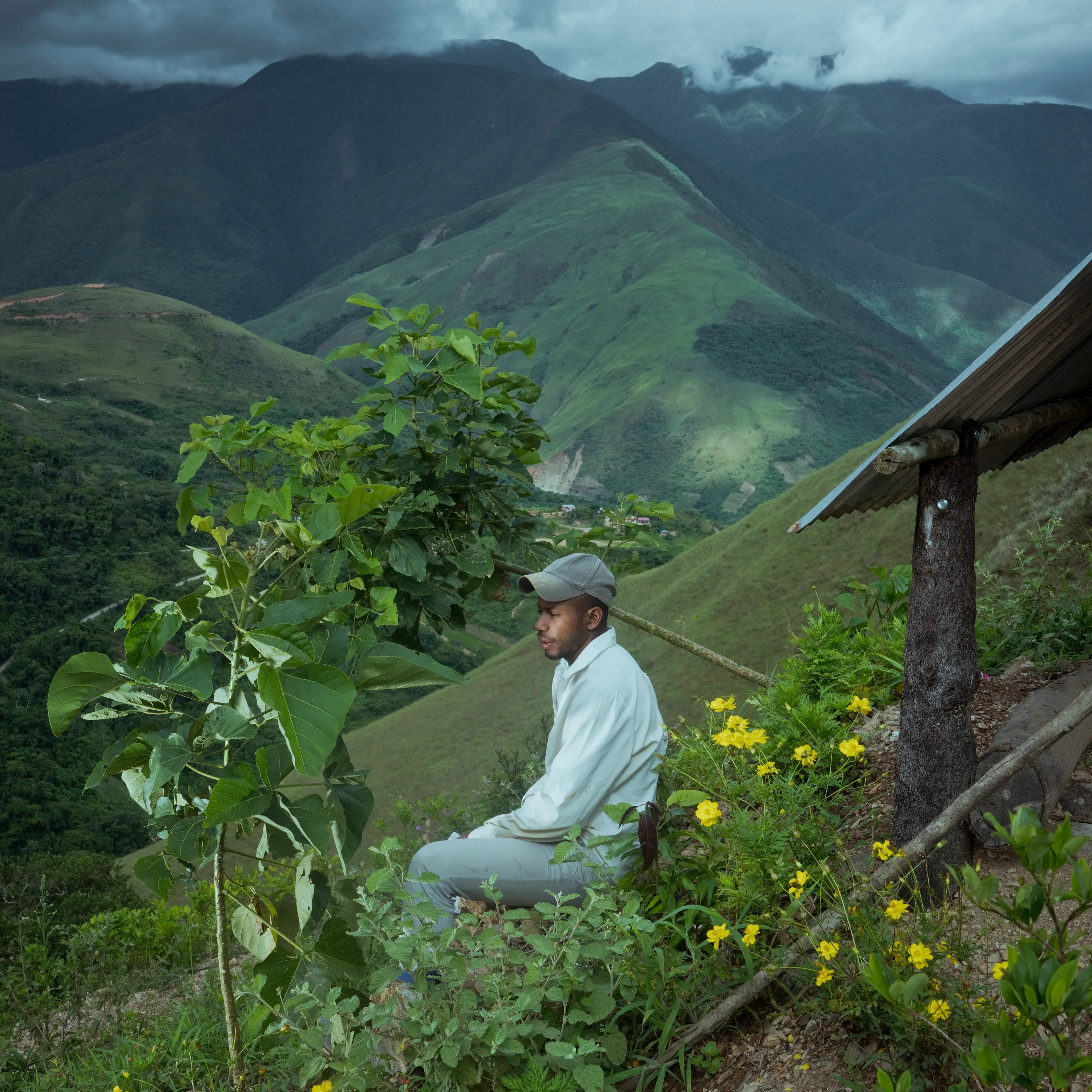 The Royal Pinedo #7 by Cristina de Middel

In the tropical region of Los Yungas in Bolivia, surrounded by coca plantations, Cristina De Middel has encountered the story of a King. His name is Julio Pinedo. Julio is a descendant of prince Uchicho, the King of the Kikongo tribe that arrived from the Congo in 1820. This collection will document the daily life of a quite unusual king, recognizing his legacy and the oral tradition that remains after 3 generations. The story will show how this legacy plays out within the the current problematic coca industry in the country, which is still one of Bolivia's biggest agricultural productions.

Edition: 1 of 1

Commissioned by Obscura