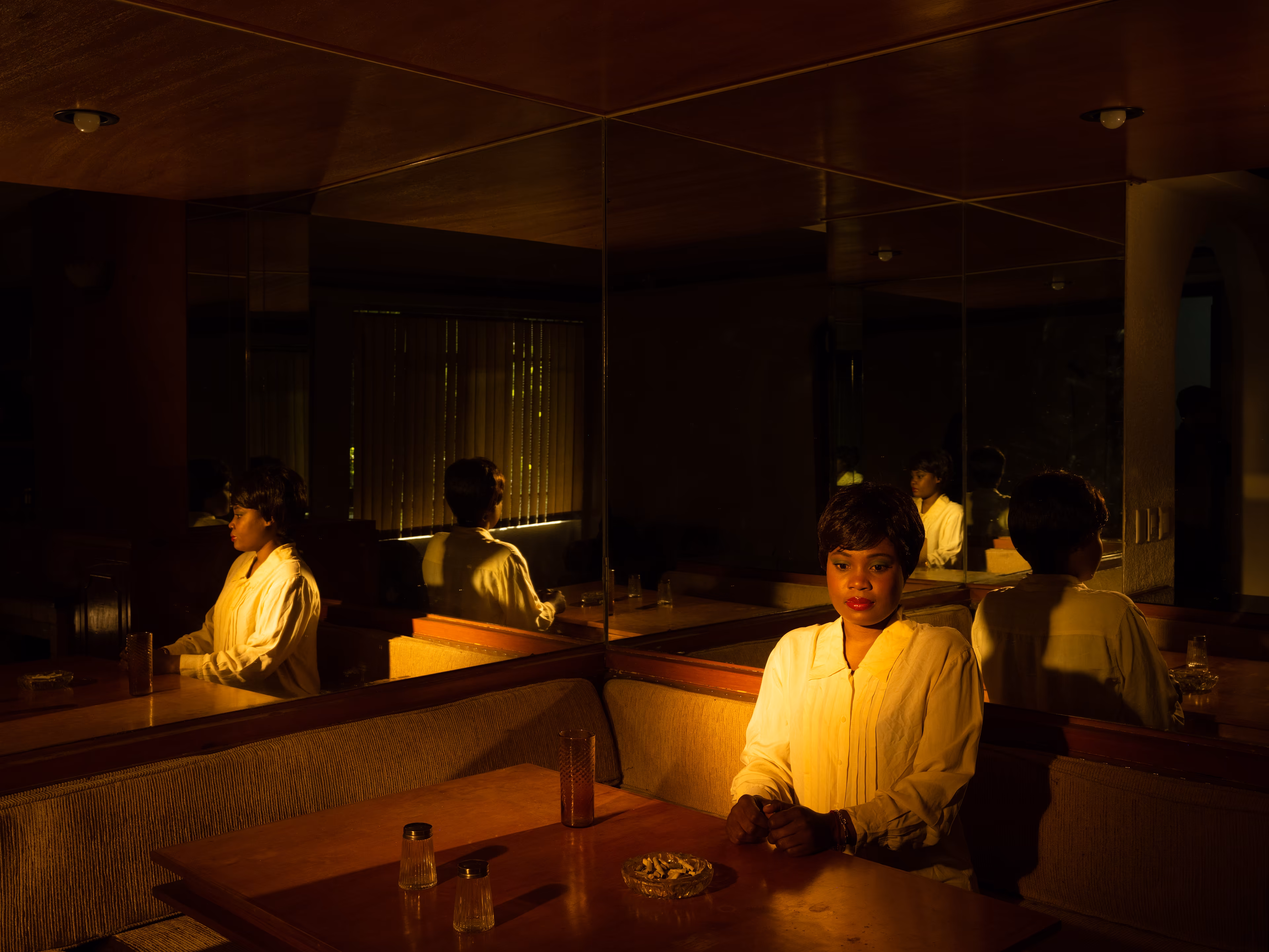 Subject Studies #22 by Tania Franco Klein

Subject Studies is an anthropological project on the perception of the subject inside
contextualized imagery. Repeatedly creating the same context for a scene to happen, the gaze
is now turned into how each spectator constructs their perception of the scene and the
characters on it from their own cultural gaze and personal history.

The various subjects recreate a similar character in the scenes they inhabit. A scene which
maintains the same essence in terms of visual qualities, framing , lighting, editing.

In a wider and general manner the way of describing one of the sequences could be for
example a person in a green bathroom. After that, it just gets complicated and complex as
vocabulary and perception change the atmosphere in which each person perceives the mood of
the scene differently depending on the subject in front of them.

“We don’t see things as they are, we see them as we are”
attributed to the writer ANAÏS NIN

Edition: 1 of 1

Commissioned by Obscura