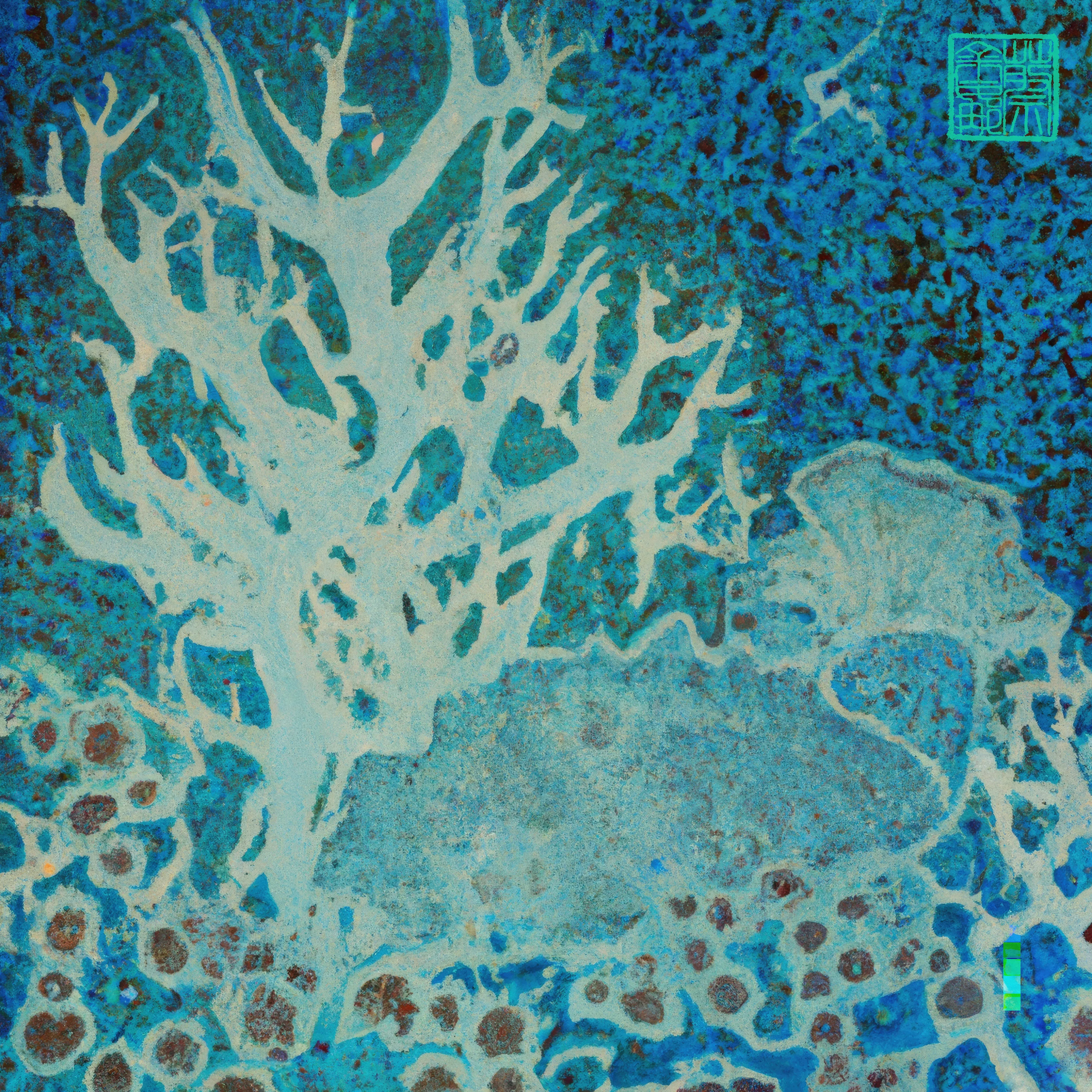 I grew up on the Great Barrier Reef wandering in rock pools, collecting shells on island beaches and diving in a crystal clear ocean alive with underwater gardens. Inspired by these coral microcosms, this collection reflects the indelible mark making of traditional Chinese painting. Created in collaboration with AI using purely textual prompts formed through a process of deconstructing and recontextualising an ancient Chinese instructional text on painting intertwined with my poetry of personal somatic and visual memory.