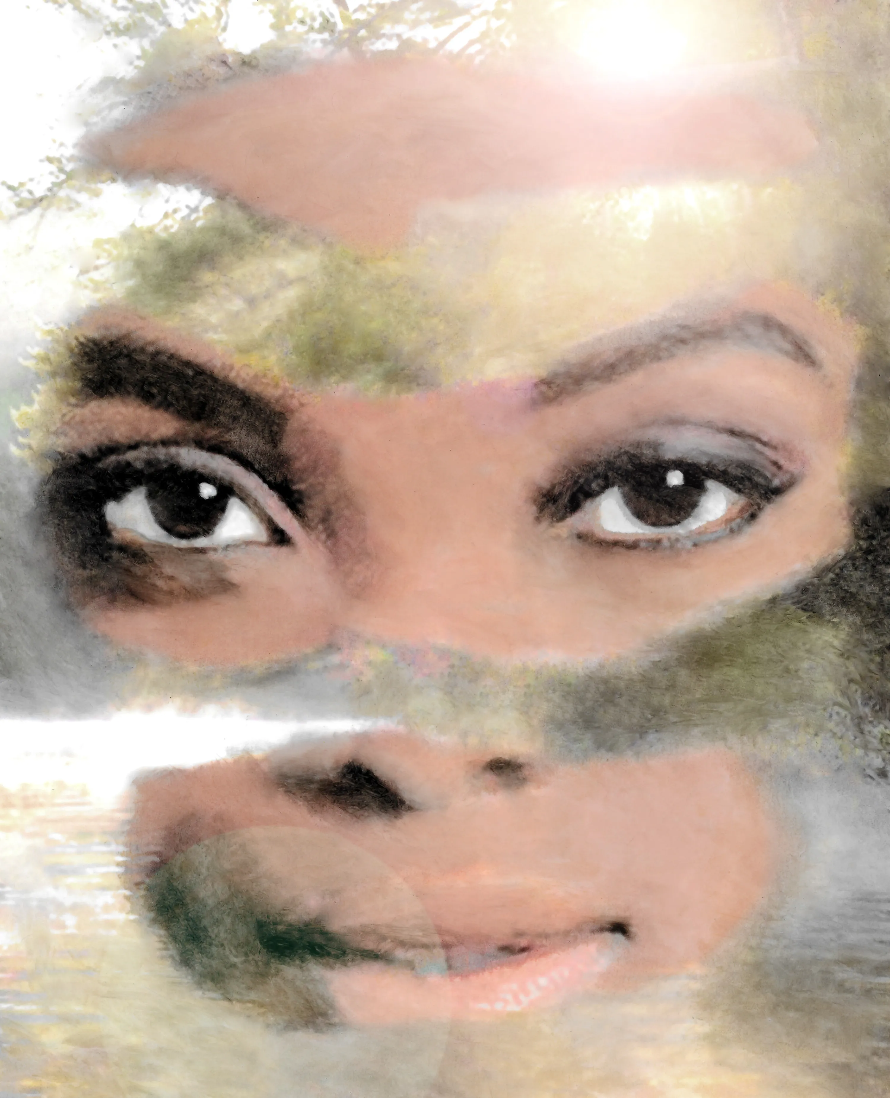 In Promise Land (2018-2021), American post-photographic artist Gregory Eddi Jones uses T.S. Eliot's modernist masterpiece, The Waste Land (1922), as its point of departure. In borrowing literary strategies from the poem and translating them into visual form, Promise Land is positioned as a collection of pictures that picks up where The Waste Land left off over 100 years ago. 

To produce this work, Jones appropriated and re-authored common stock and advertising photographs as his source material. From this material, the artist engages in strategies of digital composite and physical ink manipulation to craft a type of picture that is untethered from the traditional burdens of photography's relationships to truth and belief. 

Throughout Promise Land, Jones pulls inspiration from a range of influences including folk pictures and fairy-tale illustrations, to surrealism, stories of myth, common advertising tropes, and photo-historical traditions. The resulting project sums up to a visual symphony that harmonizes with a fracturing, "post-truth" contemporary world. Promise Land revisits what many consider to be the greatest poem of the twentieth century while simultaneously reimagining what photography can be.