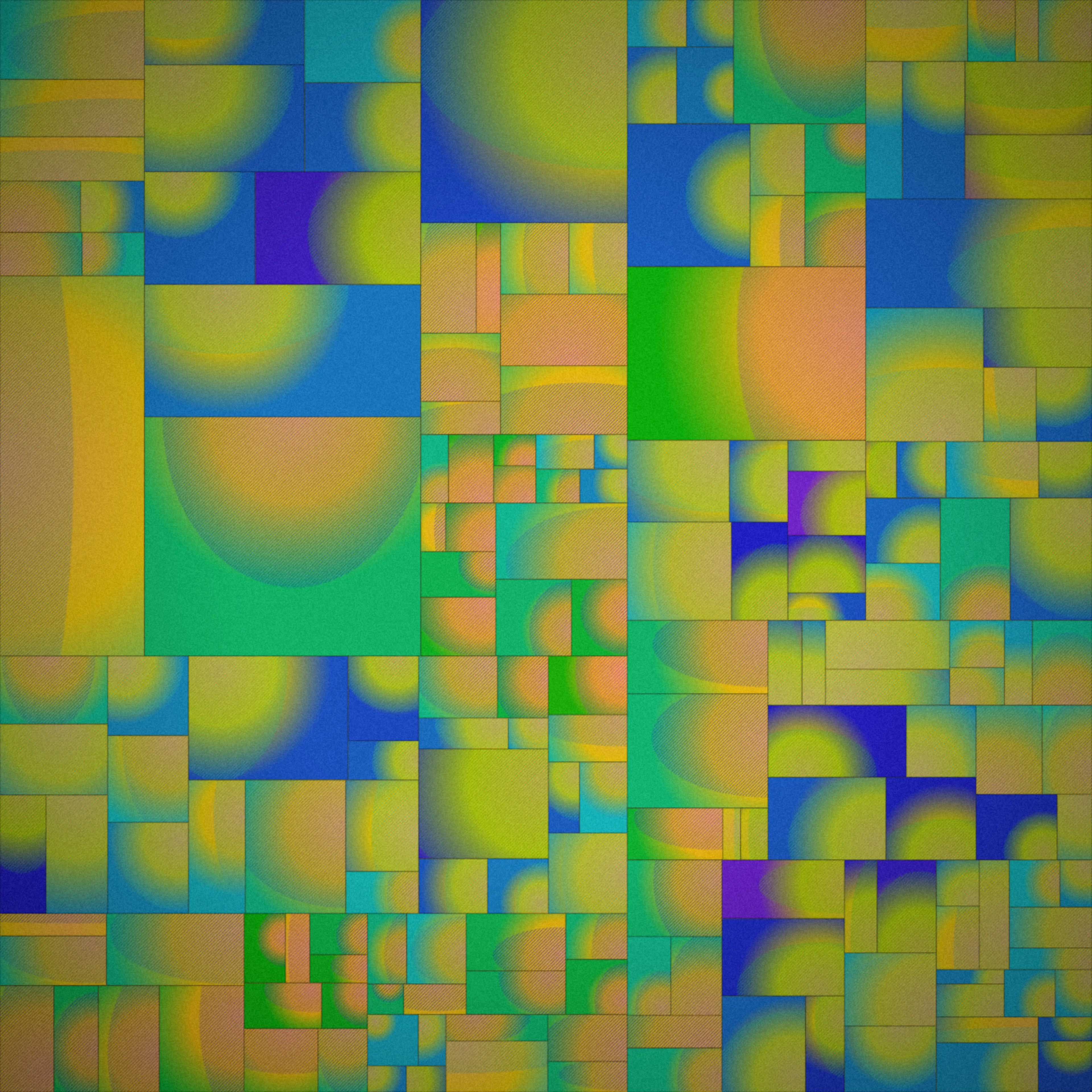 Generated on 6/5/2025 with seed 7192

Coded in p5js, exported as 5000 x 5000 png

This token has an associated 11 x 11 inch risograph print, claimable by the primary owner of the work.