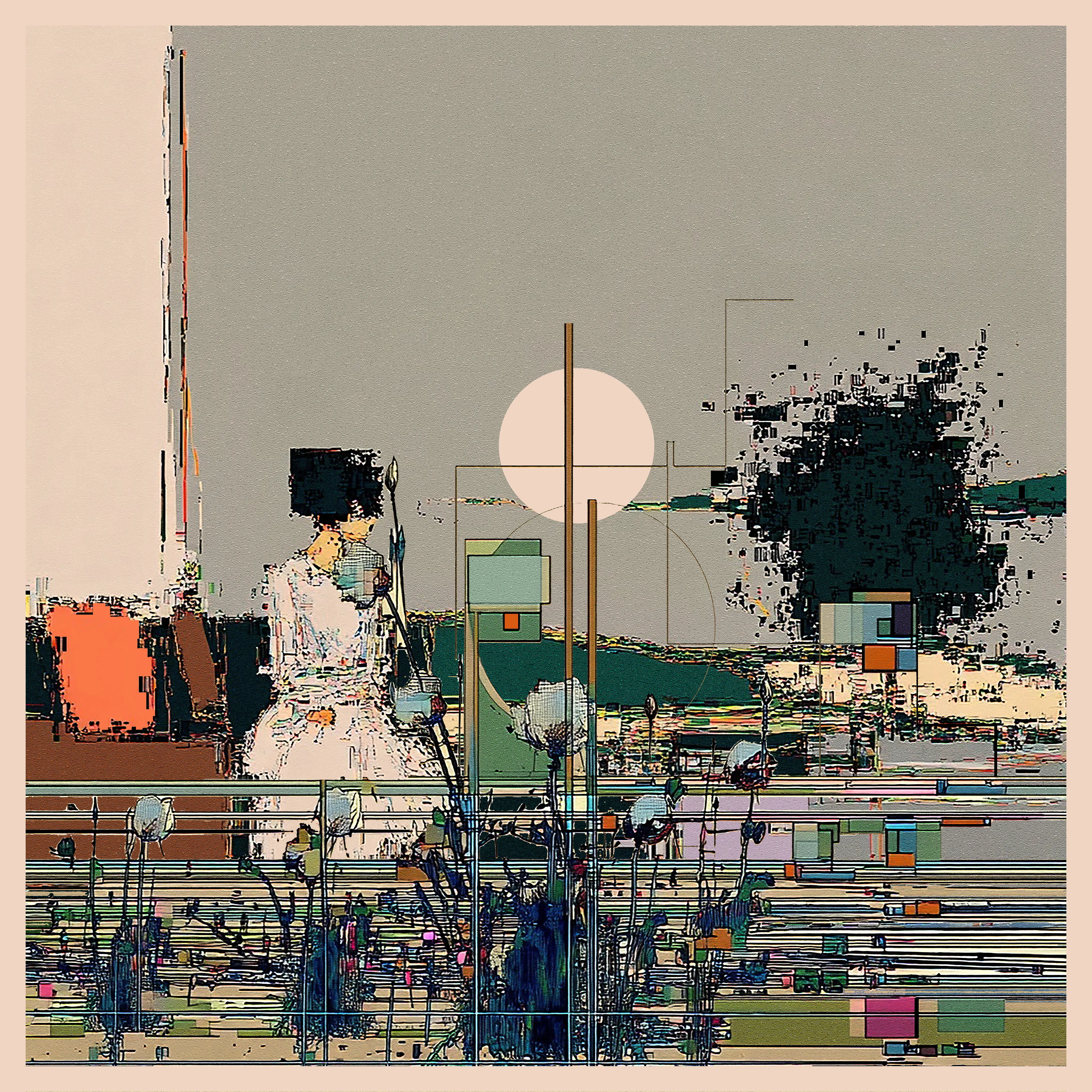 6000x6000, 2025  
𝙃𝙚𝙧𝙚, 𝙛𝙡𝙤𝙬𝙚𝙧𝙨 𝙖𝙧𝙚 𝙣𝙤𝙩 𝙟𝙪𝙨𝙩 𝙚𝙢𝙗𝙡𝙚𝙢𝙨 𝙤𝙛 𝙛𝙡𝙚𝙚𝙩𝙞𝙣𝙜 𝙗𝙚𝙖𝙪𝙩𝙮, 𝙗𝙪𝙩 𝙢𝙞𝙧𝙧𝙤𝙧𝙨 𝙤𝙛 𝙤𝙪𝙧 𝙚𝙭𝙞𝙨𝙩𝙚𝙣𝙘𝙚: 𝙛𝙧𝙖𝙜𝙞𝙡𝙚, 𝙫𝙞𝙗𝙧𝙖𝙣𝙩, 𝙮𝙚𝙩 𝙘𝙖𝙥𝙖𝙗𝙡𝙚 𝙤𝙛 𝙘𝙤𝙣𝙘𝙚𝙖𝙡𝙞𝙣𝙜 𝙤𝙧 𝙙𝙚𝙛𝙮𝙞𝙣𝙜 𝙩𝙝𝙚 𝙡𝙪𝙧𝙠𝙞𝙣𝙜 𝙚𝙫𝙞𝙡. 𝙀𝙖𝙘𝙝 𝙘𝙤𝙧𝙤𝙡𝙡𝙖, 𝙥𝙖𝙞𝙣𝙩𝙚𝙙 𝙬𝙞𝙩𝙝 𝙨𝙩𝙧𝙤𝙠𝙚𝙨 𝙤𝙛 𝙨𝙞𝙡𝙠 𝙖𝙣𝙙 𝙩𝙝𝙤𝙧𝙣𝙨, 𝙦𝙪𝙚𝙨𝙩𝙞𝙤𝙣𝙨 𝙪𝙨: 𝙘𝙖𝙣 𝙩𝙝𝙚 𝙜𝙧𝙖𝙘𝙚 𝙤𝙛 𝙗𝙚𝙖𝙪𝙩𝙮 𝙤𝙫𝙚𝙧𝙘𝙤𝙢𝙚 𝙩𝙝𝙚 𝙙𝙖𝙞𝙡𝙮 𝙝𝙤𝙧𝙧𝙤𝙧? 𝙏𝙝𝙚 𝙞𝙢𝙖𝙜𝙚𝙨 𝙤𝙪𝙧 𝙚𝙮𝙚𝙨, 𝙤𝙪𝙩 𝙤𝙛 𝙙𝙪𝙩𝙮 𝙩𝙤 𝙩𝙝𝙚 𝙣𝙚𝙬𝙨, 𝙙𝙚𝙫𝙤𝙪𝙧 𝙚𝙫𝙚𝙧𝙮 𝙙𝙖𝙮 — 𝙬𝙖𝙧𝙨, 𝙨𝙤𝙧𝙧𝙤𝙬𝙨, 𝙞𝙣𝙟𝙪𝙨𝙩𝙞𝙘𝙚𝙨 — 𝙖𝙧𝙚 𝙝𝙚𝙧𝙚 𝙬𝙧𝙖𝙥𝙥𝙚𝙙 𝙞𝙣 𝙖 𝙫𝙚𝙞𝙡 𝙤𝙛 𝙫𝙞𝙫𝙞𝙙 𝙘𝙤𝙡𝙤𝙧𝙨. 𝘽𝙪𝙩 𝙗𝙚𝙣𝙚𝙖𝙩𝙝 𝙩𝙝𝙚 𝙨𝙝𝙖𝙩𝙩𝙚𝙧𝙚𝙙 𝙥𝙚𝙩𝙖𝙡𝙨, 𝙩𝙝𝙚 𝙙𝙖𝙧𝙠𝙣𝙚𝙨𝙨 𝙚𝙣𝙙𝙪𝙧𝙚𝙨