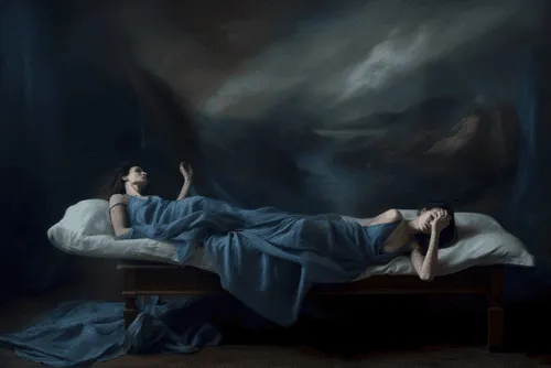 “CHRONIC"  
A Revolution of Resilient Souls


Created over seven months, from bed  

Inspired by filmmaker KEZIAI's experience with chronic illness  
Curated with Jacqui Kenny of Argleton Lane

Melancholic threads entwine with hope's embrace, grotesque dances with beauty  

Metaphorical, surreal images transcend time and bend reality  
Lost in the fog, tangled in hair and sheets, head ablaze, trapped in a vice  

Coding language with AI, chronic realities find solace in creative dreams


all 1/1's
