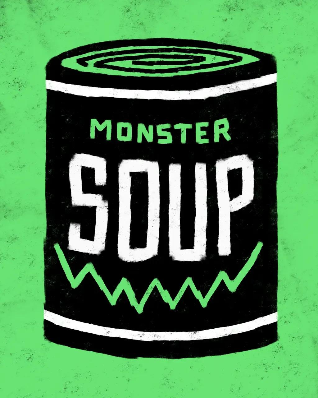 "Monster Soup" by Des Lucréce presents 100 different varieties of soup cans, each featuring Lucréce’s renown "Monsters" theme, available in his four signature colors. A first-ever artist offering, the Monster Soup collection will be released as NFTs, and with each digital purchase collectors can choose to use their NFT to claim a matching, limited-edition, museum quality print, embossed and hand-signed by Des Lucréce.
