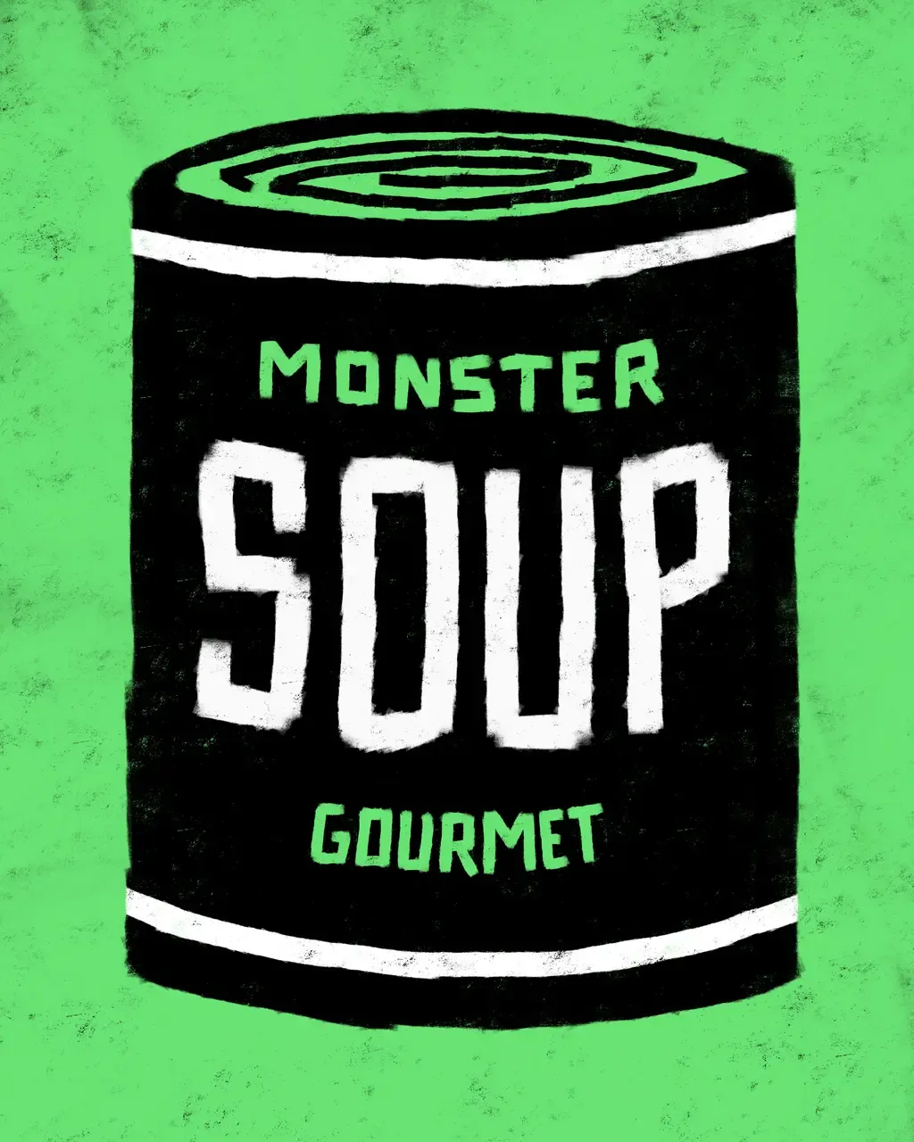 "Monster Soup" by Des Lucréce presents 100 different varieties of soup cans, each featuring Lucréce’s renown "Monsters" theme, available in his four signature colors. A first-ever artist offering, the Monster Soup collection will be released as NFTs, and with each digital purchase collectors can choose to use their NFT to claim a matching, limited-edition, museum quality print, embossed and hand-signed by Des Lucréce.