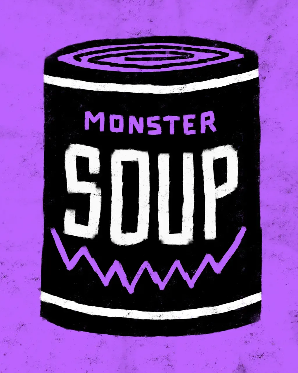 "Monster Soup" by Des Lucréce presents 100 different varieties of soup cans, each featuring Lucréce’s renown "Monsters" theme, available in his four signature colors. A first-ever artist offering, the Monster Soup collection will be released as NFTs, and with each digital purchase collectors can choose to use their NFT to claim a matching, limited-edition, museum quality print, embossed and hand-signed by Des Lucréce.