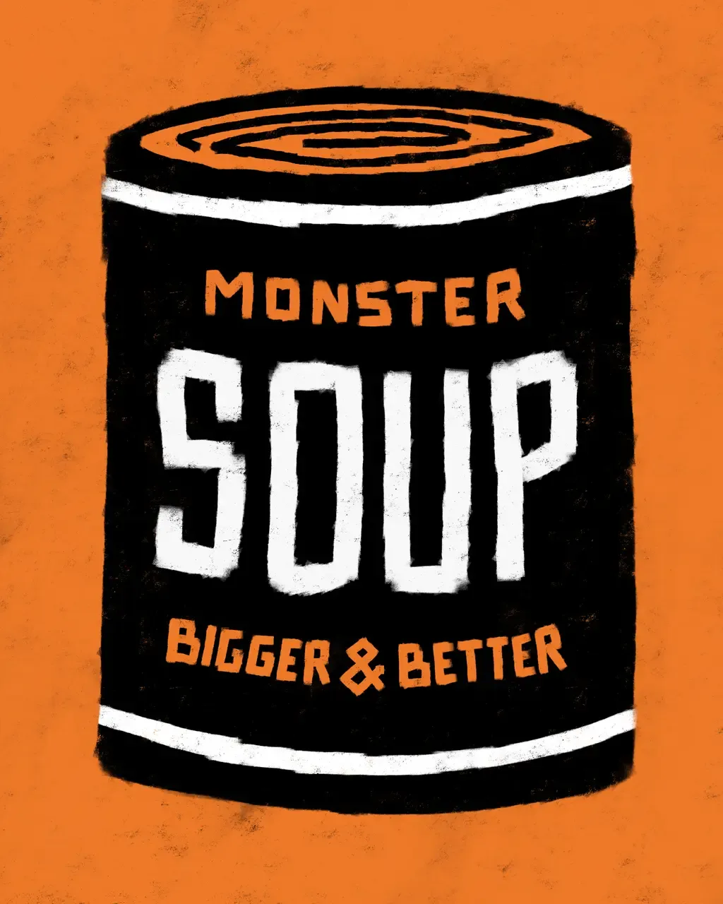 "Monster Soup" by Des Lucréce presents 100 different varieties of soup cans, each featuring Lucréce’s renown "Monsters" theme, available in his four signature colors. A first-ever artist offering, the Monster Soup collection will be released as NFTs, and with each digital purchase collectors can choose to use their NFT to claim a matching, limited-edition, museum quality print, embossed and hand-signed by Des Lucréce.