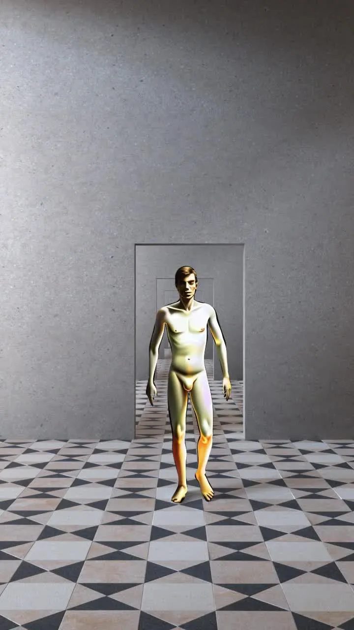 'La otra América artificial' (The Other Artificial America) is an experiment in the digital realm, where 3D art techniques and AI converge to craft its final form. Employing Python programming, these elements are brought together in a random yet cohesive manner. This series aims to spark a critical dialogue about the impact and integration of emerging technologies, particularly artificial intelligence, within the sociocultural fabric of Latin America. Through this digital lens, viewers are invited to reflect on the balance of tradition and modernity in a region perpetually evolving.
