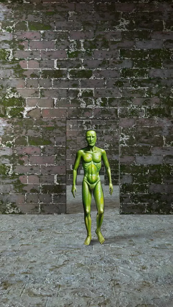 'La otra América artificial' (The Other Artificial America) is an experiment in the digital realm, where 3D art techniques and AI converge to craft its final form. Employing Python programming, these elements are brought together in a random yet cohesive manner. This series aims to spark a critical dialogue about the impact and integration of emerging technologies, particularly artificial intelligence, within the sociocultural fabric of Latin America. Through this digital lens, viewers are invited to reflect on the balance of tradition and modernity in a region perpetually evolving.