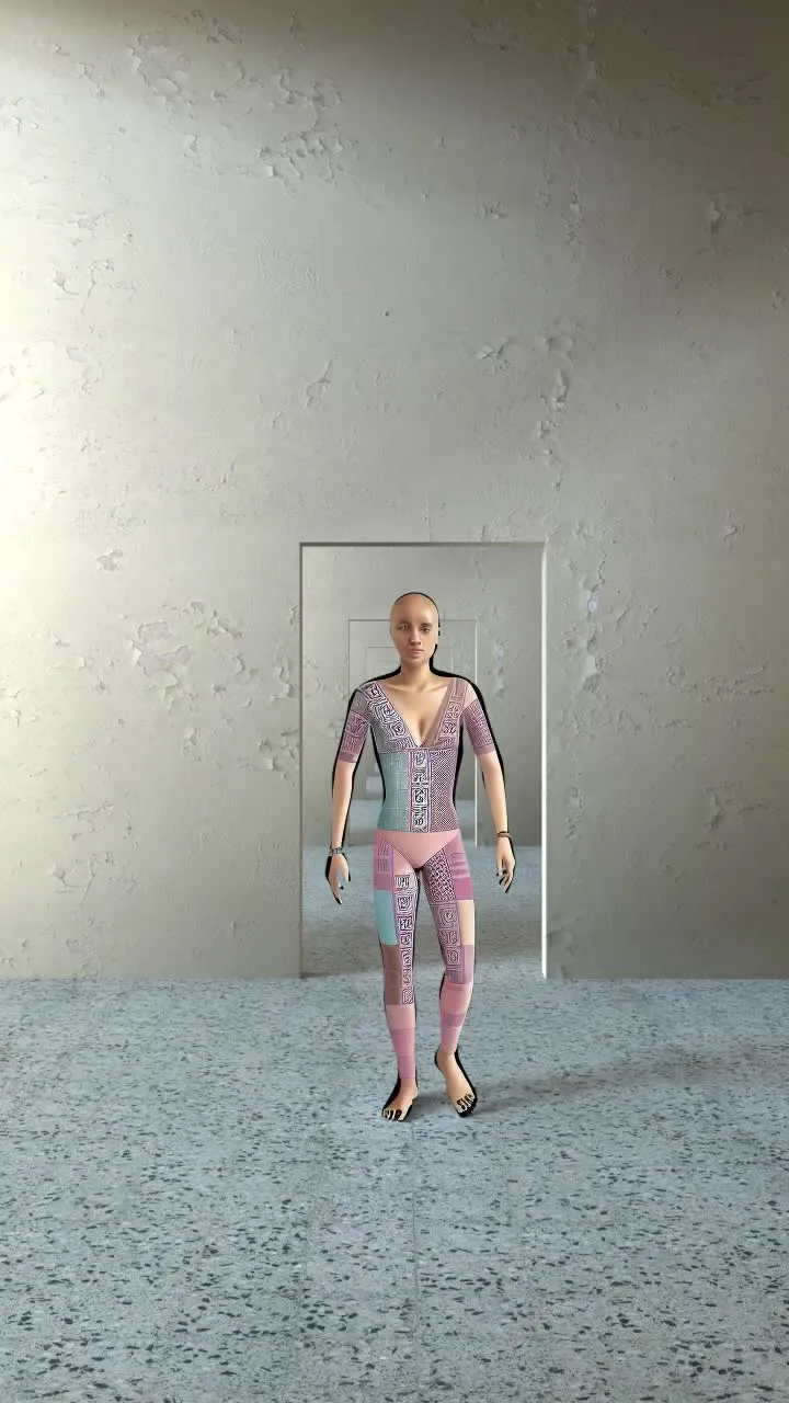 'La otra América artificial' (The Other Artificial America) is an experiment in the digital realm, where 3D art techniques and AI converge to craft its final form. Employing Python programming, these elements are brought together in a random yet cohesive manner. This series aims to spark a critical dialogue about the impact and integration of emerging technologies, particularly artificial intelligence, within the sociocultural fabric of Latin America. Through this digital lens, viewers are invited to reflect on the balance of tradition and modernity in a region perpetually evolving.