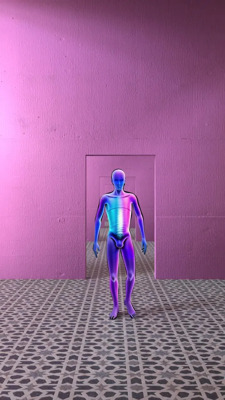 'La otra América artificial' (The Other Artificial America) is an experiment in the digital realm, where 3D art techniques and AI converge to craft its final form. Employing Python programming, these elements are brought together in a random yet cohesive manner. This series aims to spark a critical dialogue about the impact and integration of emerging technologies, particularly artificial intelligence, within the sociocultural fabric of Latin America. Through this digital lens, viewers are invited to reflect on the balance of tradition and modernity in a region perpetually evolving.