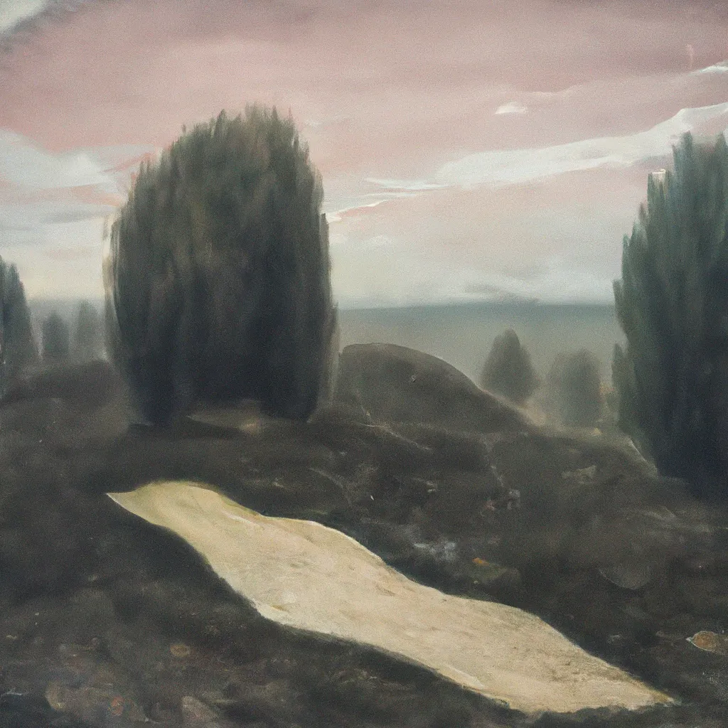[Infinite Images ∞](https://daily.xyz/exhibition/10062) The only artworks created with DALLE-1 by OpenAI.

“In 2021 we were invited by OpenAI to work with the DALL-E 1 research model as part of a commission. “Infinite Images” are the product of these experiments, large images meticulously constructed piece by piece to explore the models capacity for coherence.

This context hints at why themes of reflection in water and glass, horizon lines and mountain ranges appear so frequently, as the works were constructed by playing an exquisite corpse game with the model. A single initial generation could now be infinitely expanded upon in any direction. To our knowledge these are the only artworks produced with the original DALL-E model. They represent a transitional phase from the more abstract generations of the models that preceded it, and the high fidelity models we are used to today.”
Holly Herndon and Mat Dryhurst

The total collection size is 682 artworks, broken down into the following categories:

*Genesis Sets* These were the initial 'genesis' artworks created by Holly and Mat when they first accessed the model in 2021. The outputs were small, 256-pixel squares, presented in a grid format. Genesis sets are sold in groups of 9 individually minted artworks, each carefully curated by Alejandro Cartagena in collaboration with the artists. There are a total of 15 genesis sets, comprising 135 artworks. Prints, 20 x 20cm (*9), are also available to the NFT holder at cost.

*Medium Artworks* These artworks were created a few weeks after the Genesis Sets, following OpenAI's development of a prompting interface that produced larger samples, each 1024 pixels per square. In total, there are 500 medium-sized artworks. Prints, 50 x 50cm, are also available to the NFT holder at cost. 

*Special Formats*
These are higher-resolution artworks created once OpenAI developed a painting tool that allowed compositions to be ‘stamped' and 'stitched' together. In total, there are 47 Special Format artworks: 
- 5 panel murals (6 artworks, prints approx. 180 x 500cm) 
- 4 panel murals (8 artworks, prints approx. 180 x 400cm) 
- 3 panel murals (10 artworks, prints approx. 180 x 300cm) 
- XL collages (10 artworks, prints 200cm on longest side)
- L collages (13 artworks, prints 125cm on longest side)