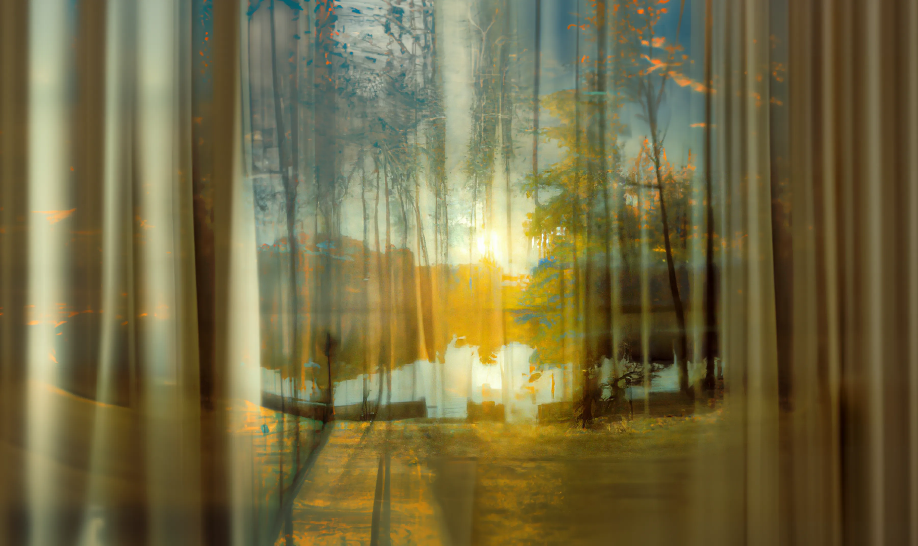 [Infinite Images ∞](https://daily.xyz/exhibition/10062) The only artworks created with DALLE-1 by OpenAI.

“In 2021 we were invited by OpenAI to work with the DALL-E 1 research model as part of a commission. “Infinite Images” are the product of these experiments, large images meticulously constructed piece by piece to explore the models capacity for coherence.

This context hints at why themes of reflection in water and glass, horizon lines and mountain ranges appear so frequently, as the works were constructed by playing an exquisite corpse game with the model. A single initial generation could now be infinitely expanded upon in any direction. To our knowledge these are the only artworks produced with the original DALL-E model. They represent a transitional phase from the more abstract generations of the models that preceded it, and the high fidelity models we are used to today.”
Holly Herndon and Mat Dryhurst

The total collection size is 682 artworks, broken down into the following categories:

*Genesis Sets* These were the initial 'genesis' artworks created by Holly and Mat when they first accessed the model in 2021. The outputs were small, 256-pixel squares, presented in a grid format. Genesis sets are sold in groups of 9 individually minted artworks, each carefully curated by Alejandro Cartagena in collaboration with the artists. There are a total of 15 genesis sets, comprising 135 artworks. Prints, 20 x 20cm (*9), are also available to the NFT holder at cost.

*Medium Artworks* These artworks were created a few weeks after the Genesis Sets, following OpenAI's development of a prompting interface that produced larger samples, each 1024 pixels per square. In total, there are 500 medium-sized artworks. Prints, 50 x 50cm, are also available to the NFT holder at cost. 

*Special Formats*
These are higher-resolution artworks created once OpenAI developed a painting tool that allowed compositions to be ‘stamped' and 'stitched' together. In total, there are 47 Special Format artworks: 
- 5 panel murals (6 artworks, prints approx. 180 x 500cm) 
- 4 panel murals (8 artworks, prints approx. 180 x 400cm) 
- 3 panel murals (10 artworks, prints approx. 180 x 300cm) 
- XL collages (10 artworks, prints 200cm on longest side)
- L collages (13 artworks, prints 125cm on longest side)
