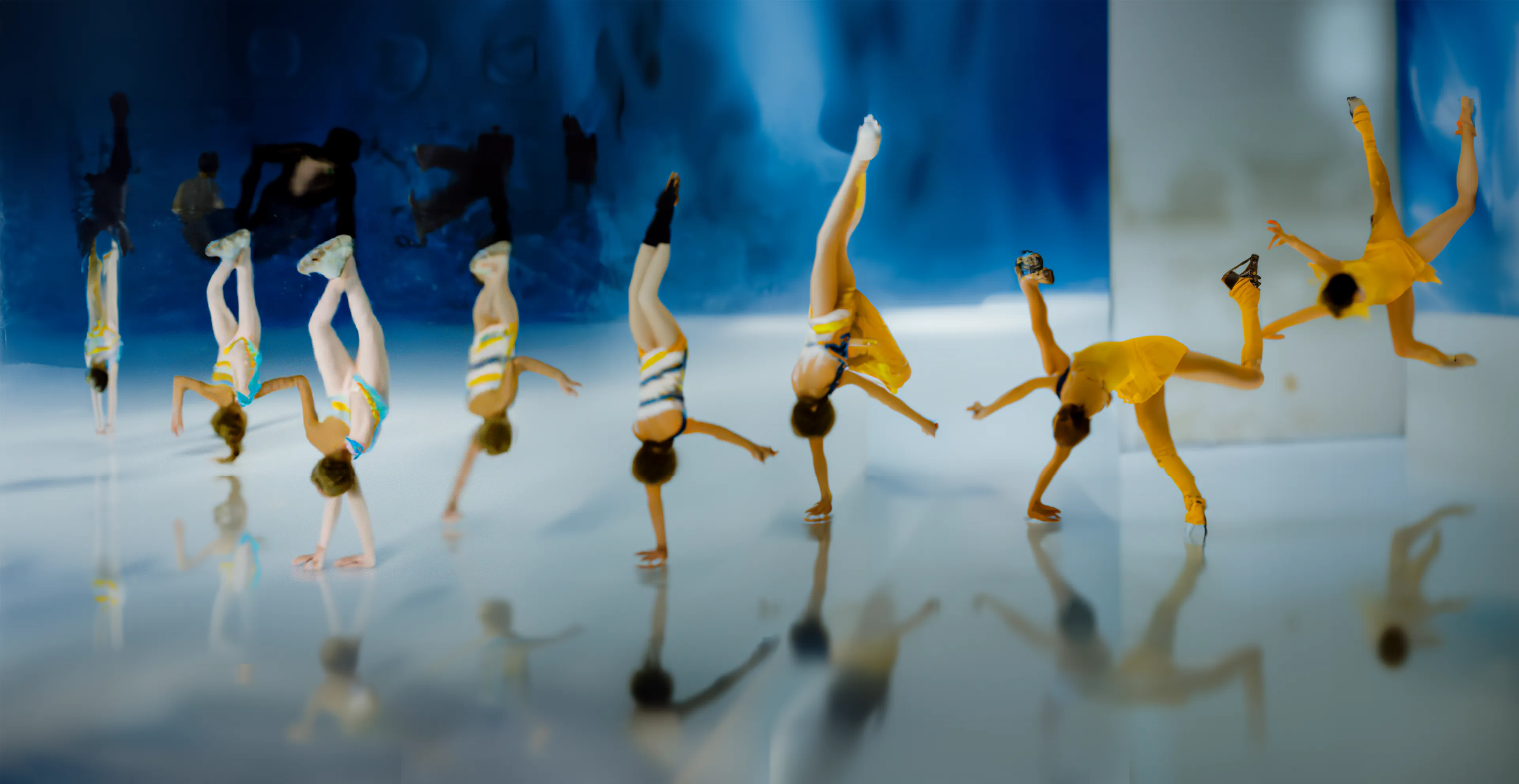 [Infinite Images ∞](https://daily.xyz/exhibition/10062) The only artworks created with DALLE-1 by OpenAI.

“In 2021 we were invited by OpenAI to work with the DALL-E 1 research model as part of a commission. “Infinite Images” are the product of these experiments, large images meticulously constructed piece by piece to explore the models capacity for coherence.

This context hints at why themes of reflection in water and glass, horizon lines and mountain ranges appear so frequently, as the works were constructed by playing an exquisite corpse game with the model. A single initial generation could now be infinitely expanded upon in any direction. To our knowledge these are the only artworks produced with the original DALL-E model. They represent a transitional phase from the more abstract generations of the models that preceded it, and the high fidelity models we are used to today.”
Holly Herndon and Mat Dryhurst

The total collection size is 682 artworks, broken down into the following categories:

*Genesis Sets* These were the initial 'genesis' artworks created by Holly and Mat when they first accessed the model in 2021. The outputs were small, 256-pixel squares, presented in a grid format. Genesis sets are sold in groups of 9 individually minted artworks, each carefully curated by Alejandro Cartagena in collaboration with the artists. There are a total of 15 genesis sets, comprising 135 artworks. Prints, 20 x 20cm (*9), are also available to the NFT holder at cost.

*Medium Artworks* These artworks were created a few weeks after the Genesis Sets, following OpenAI's development of a prompting interface that produced larger samples, each 1024 pixels per square. In total, there are 500 medium-sized artworks. Prints, 50 x 50cm, are also available to the NFT holder at cost. 

*Special Formats*
These are higher-resolution artworks created once OpenAI developed a painting tool that allowed compositions to be ‘stamped' and 'stitched' together. In total, there are 47 Special Format artworks: 
- 5 panel murals (6 artworks, prints approx. 180 x 500cm) 
- 4 panel murals (8 artworks, prints approx. 180 x 400cm) 
- 3 panel murals (10 artworks, prints approx. 180 x 300cm) 
- XL collages (10 artworks, prints 200cm on longest side)
- L collages (13 artworks, prints 125cm on longest side)