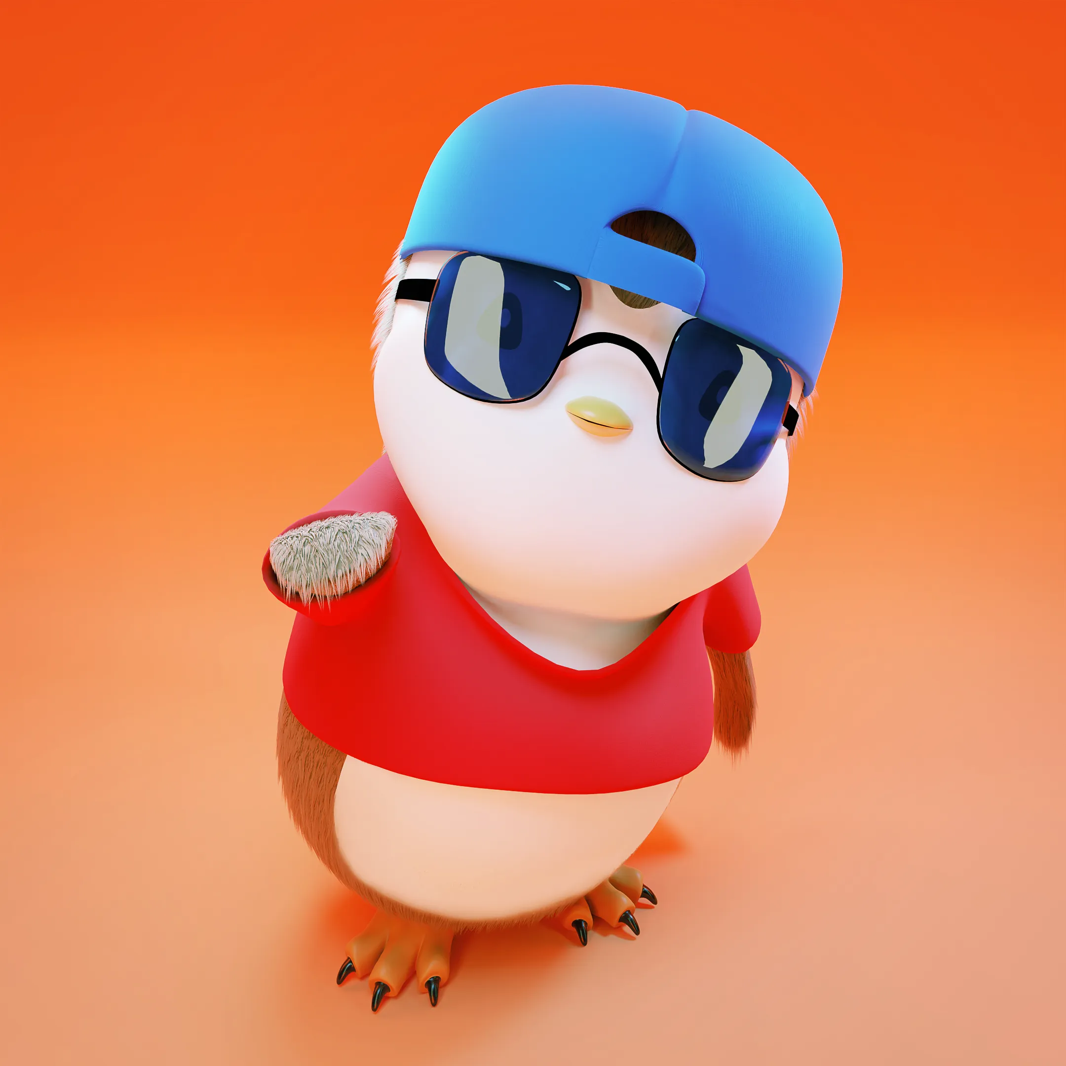3D offshoot of Pudgy Penguin #4407