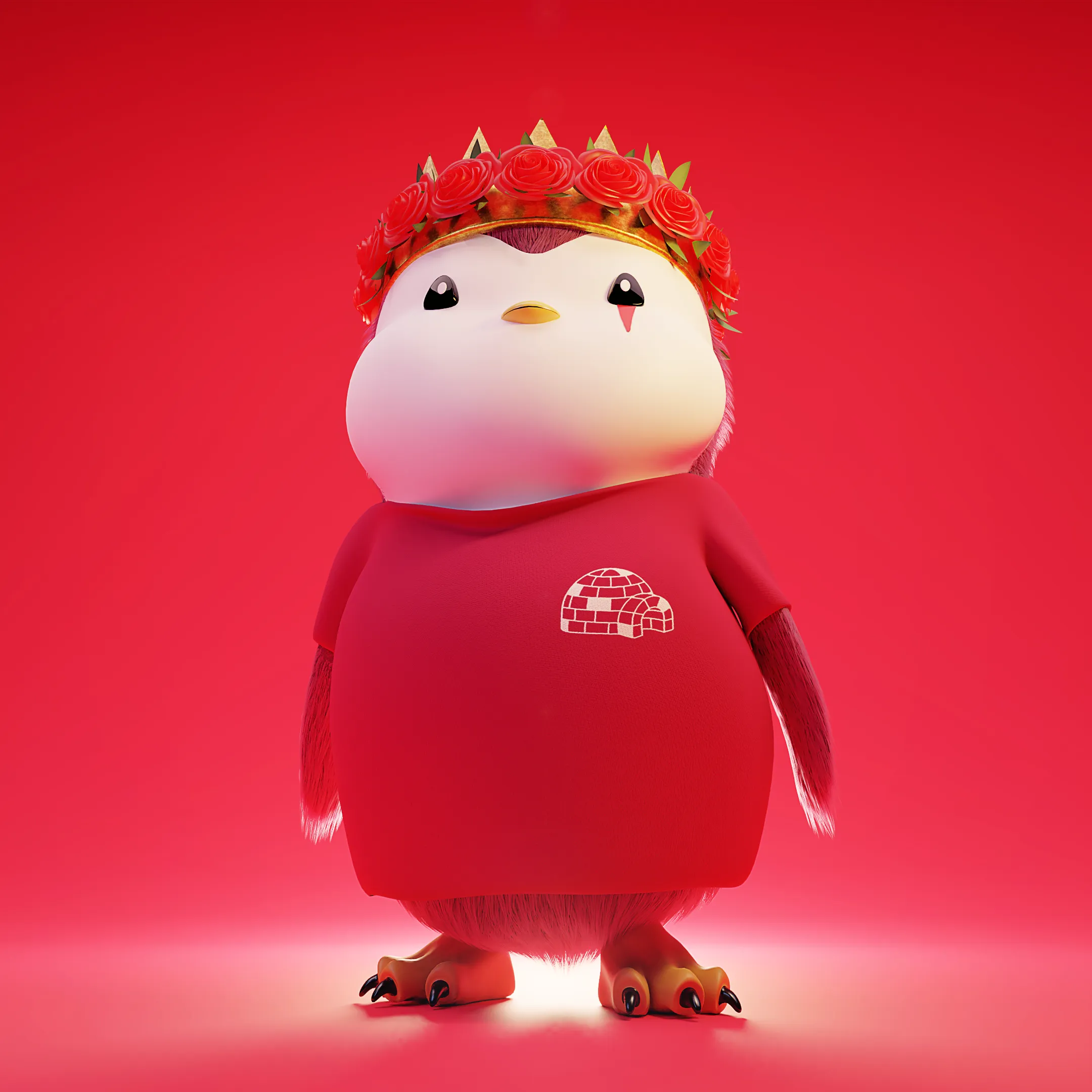 3D offshoot of Pudgy Penguin #6145.
