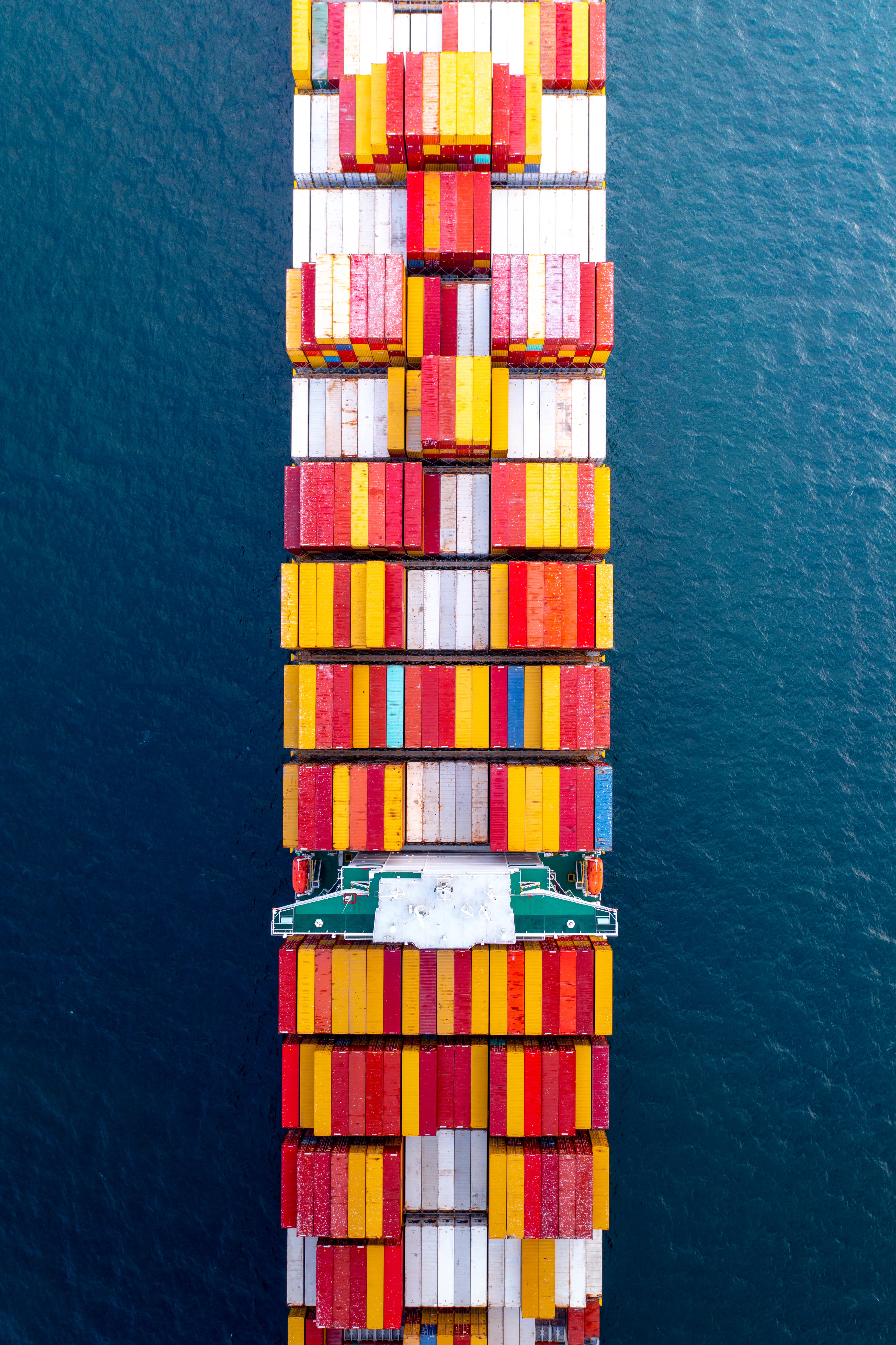 Historic moments in time create historic scenes! The pandemic set a chain of events into place that resulted in the shipping containers waiting idly by for their opportunity to enter port.
This enable a very unique art collection that sets the colors and patterns of a container ship against the backdrop of the ocean.
I present to you Marine Matrix.