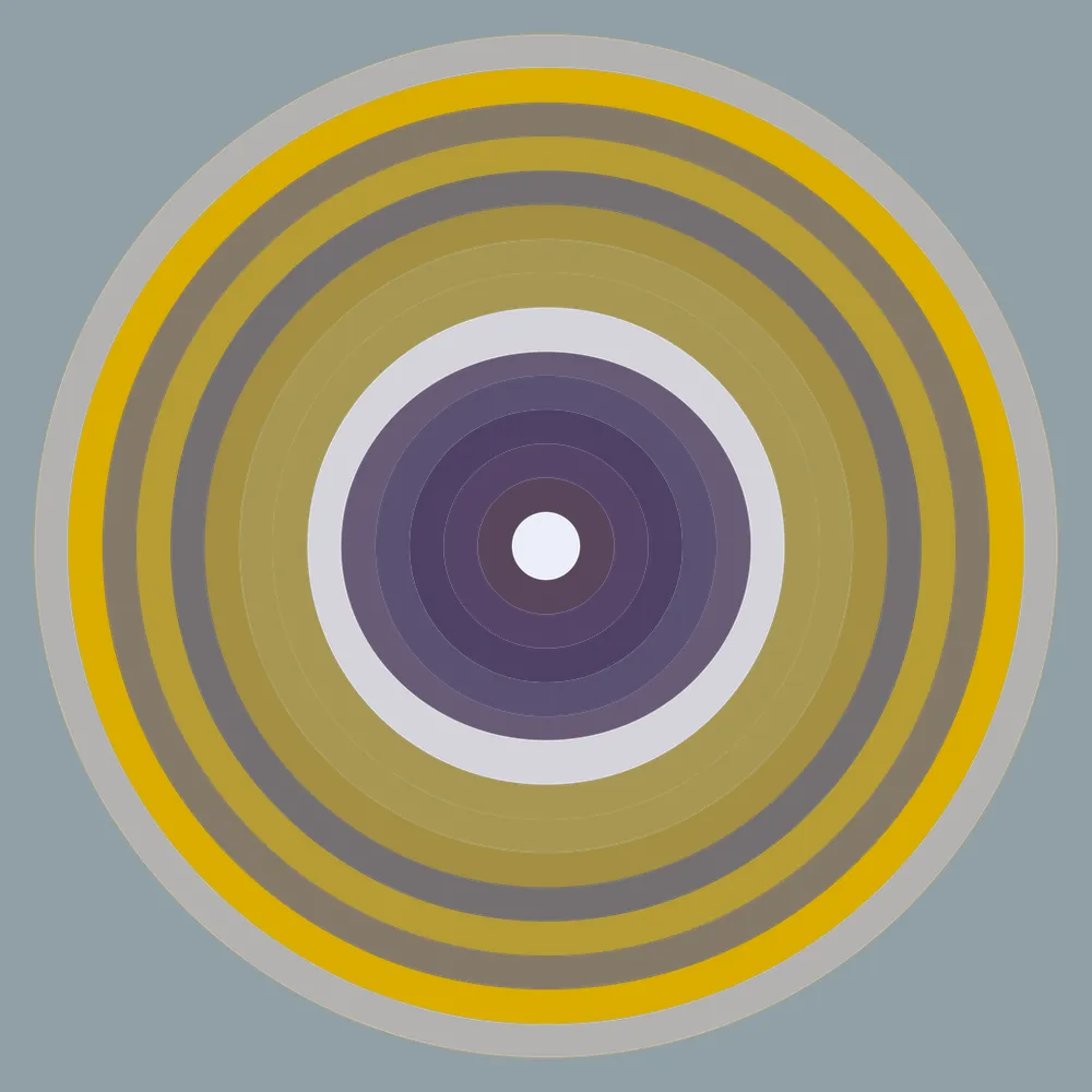 This generative art project takes the color gradient from artworks of eight incredible artists and combines them through a series of interleaving concentric circles. It is an homage to these artists and an appreciation of each of their distinctive styles. The artists featured in this project are Andrew Semark, Ayla El-Moussa, Cath Simard, Grant Yun, Jessica Cardelucci, Joey L, Sam Spratt, and Tania Rivilis.