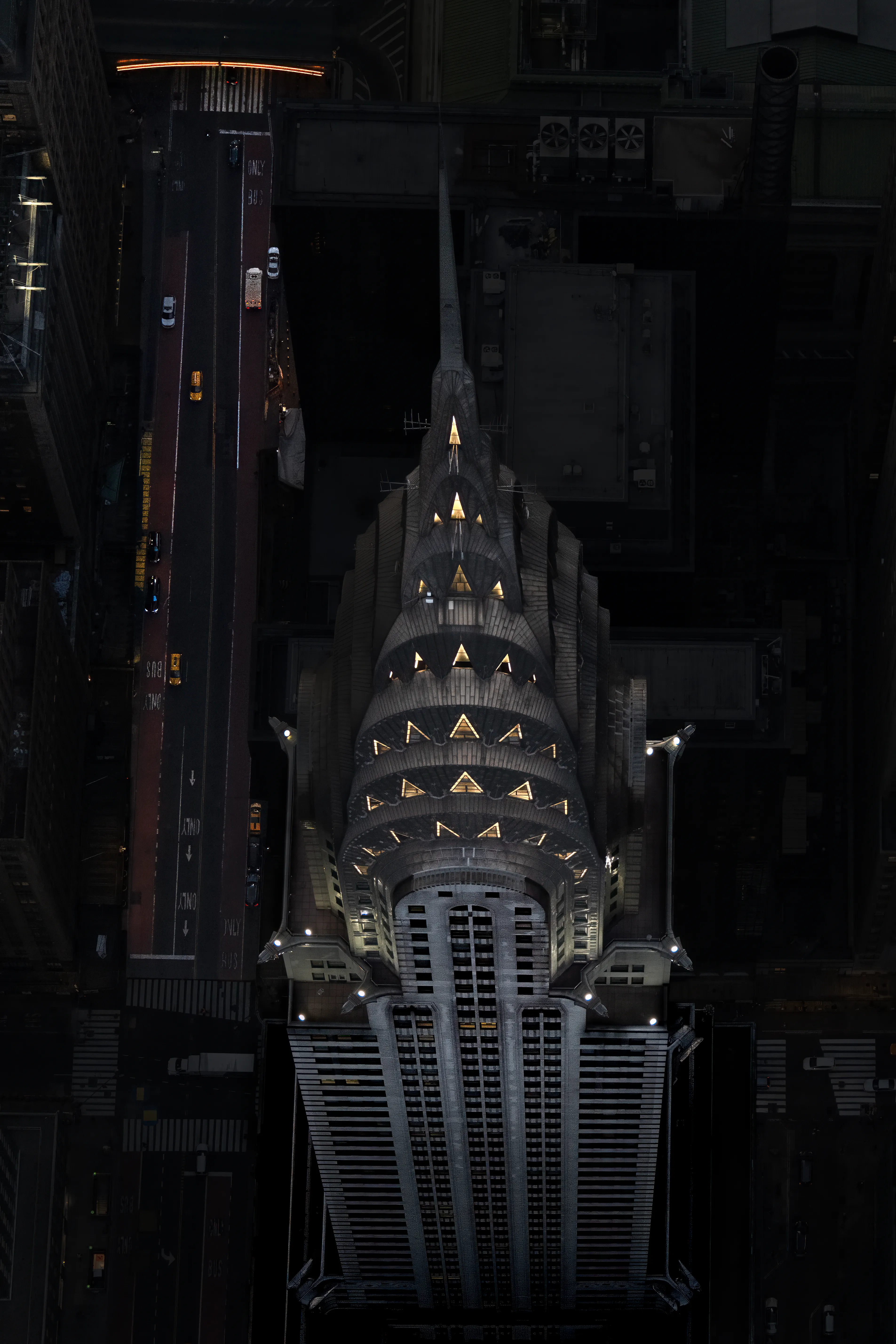 At the intersection of ambition and elegance, where steel meets the heavens, the city crowns itself in golden light. A silent tribute to the Gilded Age, standing timeless against the night.