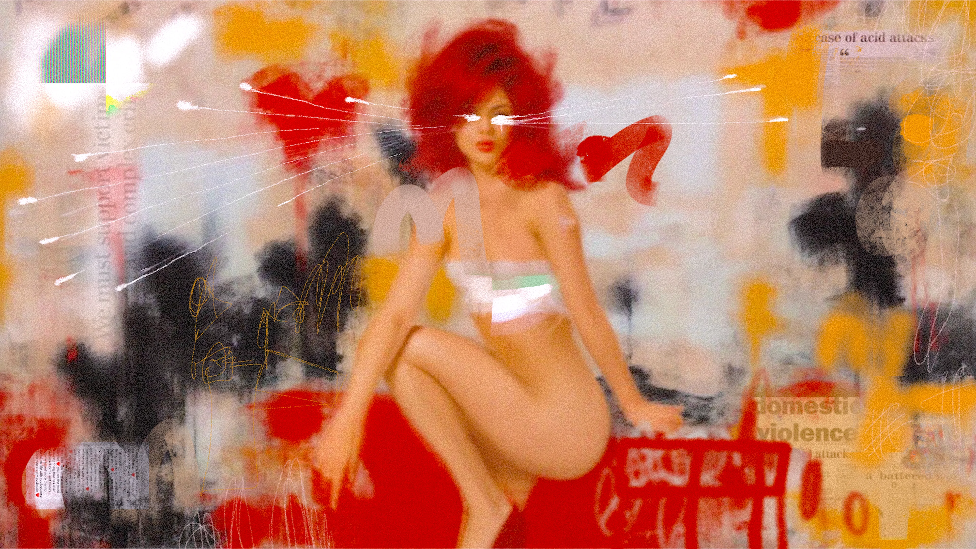 "I am living in hell from one day to the next. But there is nothing I can do to escape. I don't know where I would go if I did. I feel utterly powerless, and that feeling is my prison. I entered of my own free will, I locked the door, and I threw away the key.” ― Haruki Murakami

Collage and digital painting by Rocketgirl 