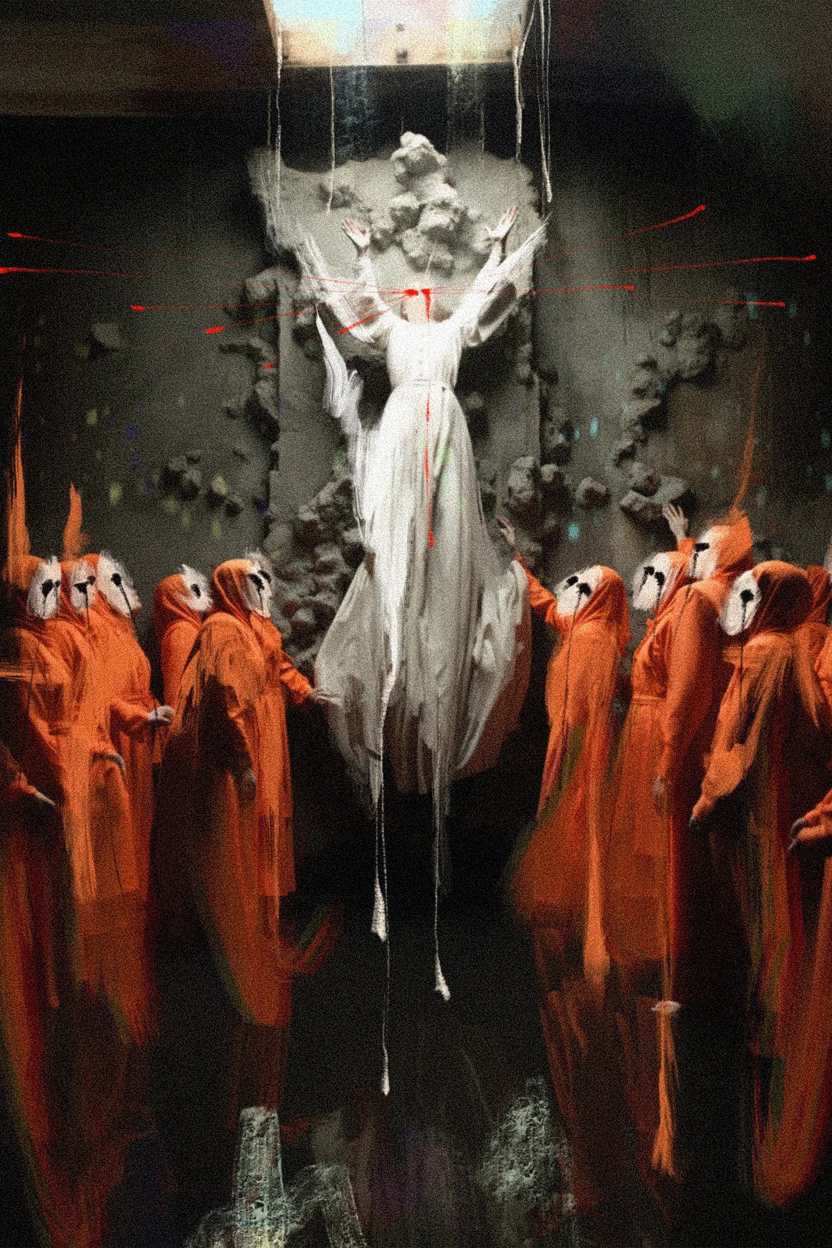 [DEUS ANTRUM = GOD CAVE]

The nature of psychological compulsion is such that those who act under constraint remain under the impression that they are acting on their own initiative. The victim of mind-manipulation does not know that he is a victim. To him the walls of his prison are invisible, and he believes himself to be free. That he is not free is apparent only to other people. His servitude is strictly objective.”

― Aldous Huxley, Brave New World / Brave New World Revisited

(ai x digital painting by Rocketgirl)