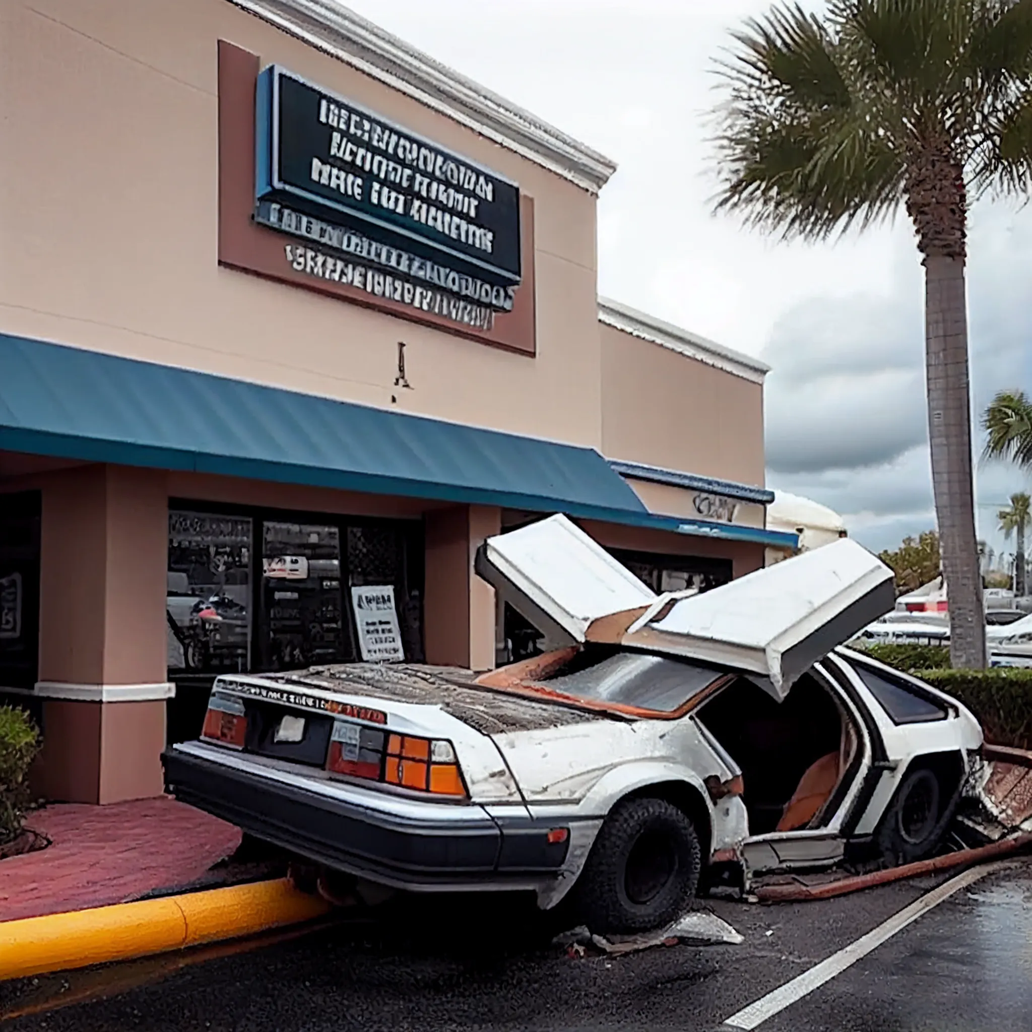 December 25, 2015: Florida Man Attempting to Time Travel Crashes Into Strip Mall.

While most people spent last weekend reveling in Star Wars nostalgia, one Florida Man up in Pensacola apparently was thinking more about Back to the Future. In fact, apparently he thought all he needed to do to time travel was to get his car moving fast enough just like in the movie. 

Instead, he ended up crashing into three businesses. According to the Pensacola News Journal, the driver was trying to time travel, but he just created a hole in a strip mall instead. Charges weren't immediately filed, but the man was taken to a hospital for an evaluation.