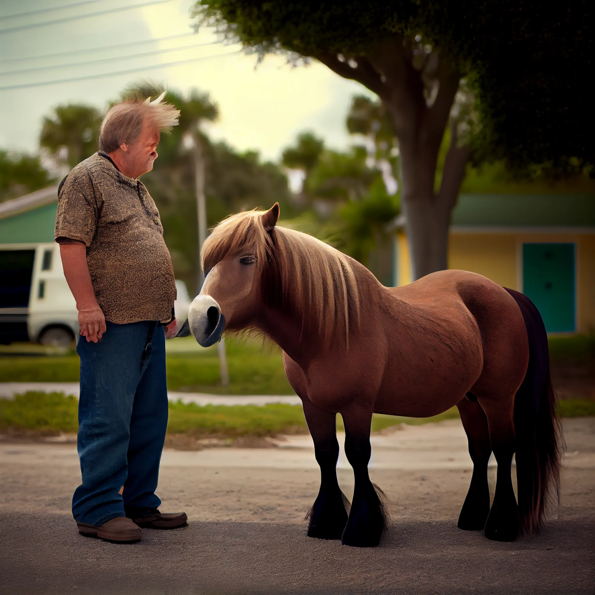 October 16, 2018: Florida man arrested for having sex with miniature horse on multiple occasions, deputies say.

According to the Marion County Sheriff's Office, Florida Man, of Citra, has been arrested and charged with four counts of bestiality/sexual contact with an animal.

Deputies say that on October 16, a witness came forward and reported that she had witnessed Florida Man having sex with a miniature male pony named Jackie G in a pasture on a family member’s property three days earlier.

Another witness came forward saying she saw it as well, and she approached Florida Man about what she had seen, according to the sheriff's office. Florida Man immediately admitted to her that he had sex with the horse and also gave the same admission to a detective investigating the allegation.