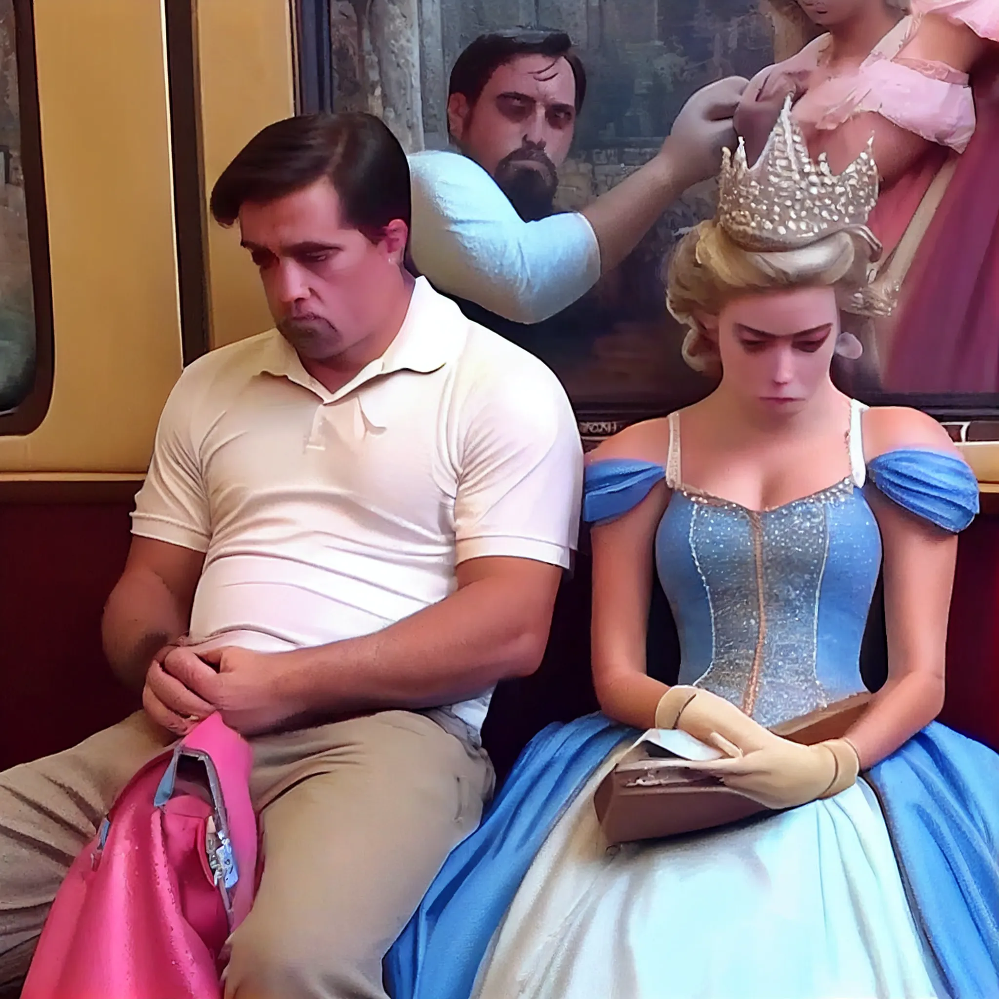 November 6, 2019: Florida man groped Disney World princess as his wife sat next to him.

Florida Man was busted for allegedly groping a Disney princess at a theme park — while his wife was sitting right next to them, authorities say.

Registered sex offender, Florida Man, left the princess “shaking and crying” after he “cupped and lifted” her right breast during a photo op in Walt Disney World’s Magic Kingdom in Orlando.

Florida Man — who records show was convicted of sexually battery of a victim under 12 in 1991 — and his wife then sat down in a way that left the princess feeling “physically” stuck between the duo, the report says.

Florida Man then “cupped the victim’s right breast with his right forefinger and thumb with only the thin skin-tight fabric in between her breast” and his hand, she told deputies.