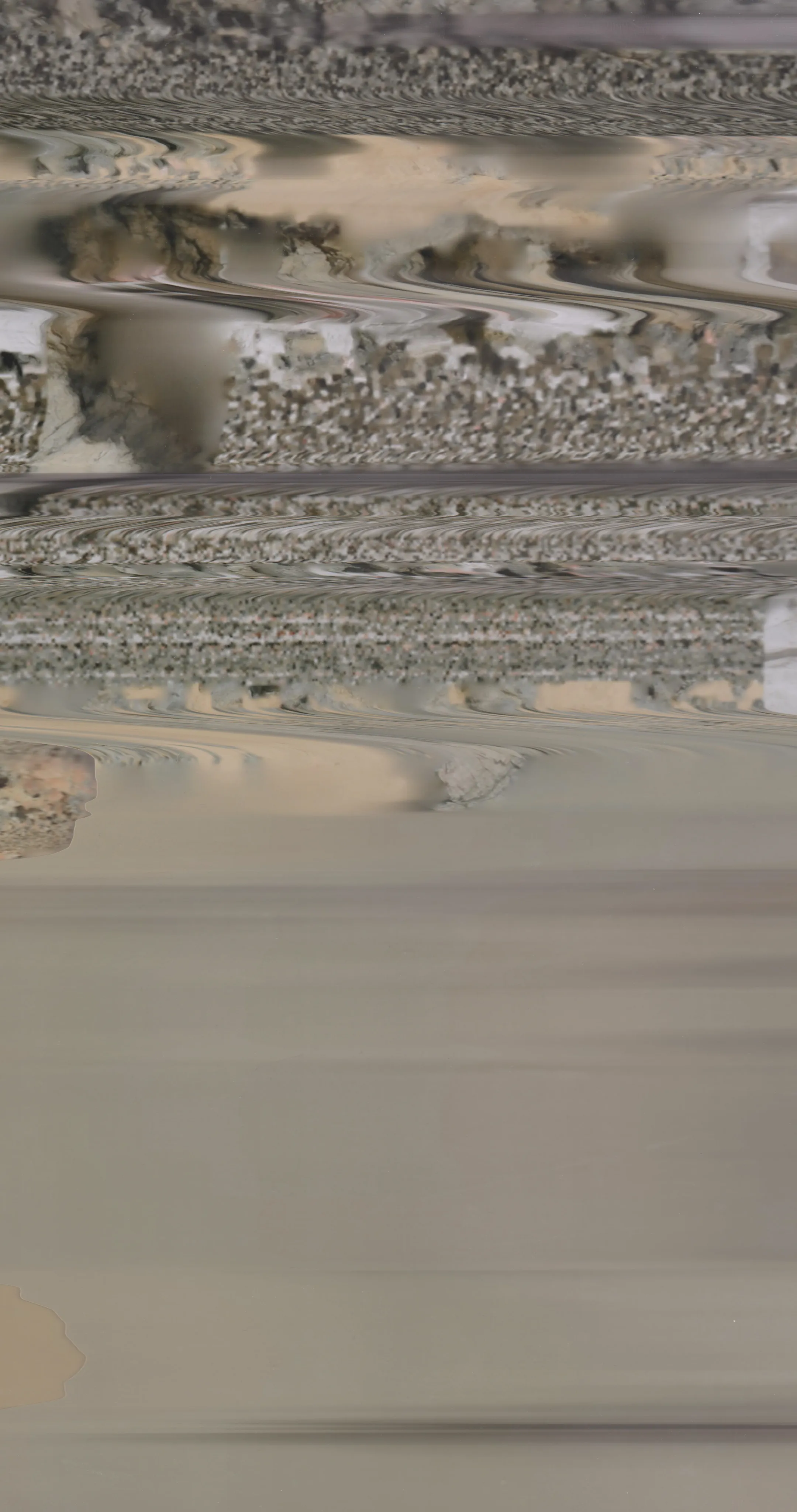 Flatbed scanner. Printed texture map from a 3D scan of natural stone near Wonder Valley, CA. 
