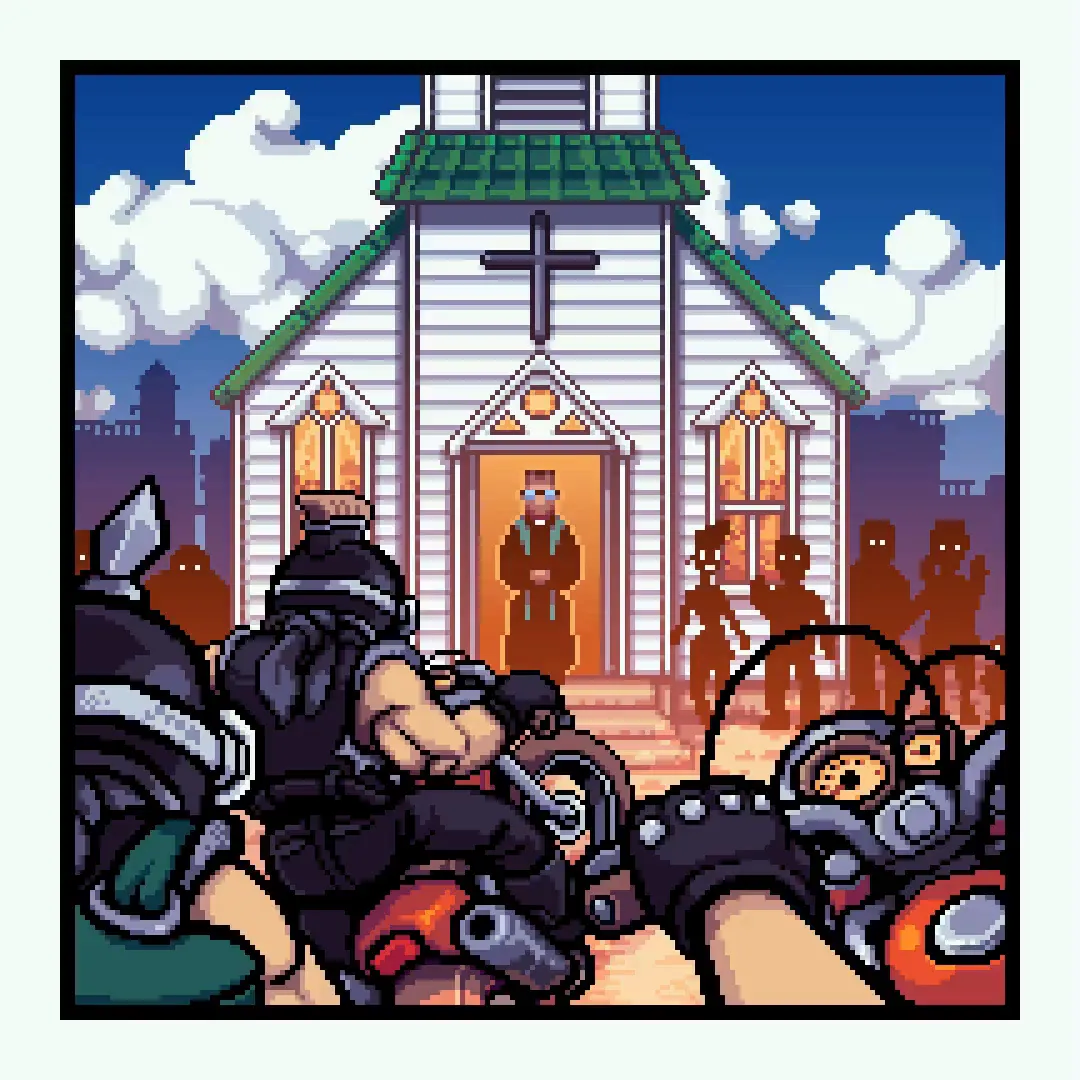 #2 in the L0000PS series SUNDAY FACES - 2 Directed by: @threepanelcrimes Art by: @JPtomZ "I like to draw disturbing atmospheres in pixel art." Music: @beatsbyholly "Holly, is a Portuguese DJ and music producer. He has produced songs for CL, Gunplay, A$AP TyY, OG Maco, UnoTheActivist, Jay Park, Lee Hi, Slow J, amongst others and has toured in the USA, Australia, Europe, Asia and South Africa- performing at festivals including Coachella, EDC Las Vegas, EDC Korea and Shambhala. Holly also won the first A-Trak Goldie Awards in 2017, in the category of Beat Battle. In 2020, Holly helped co-produce Baauer's album "Planet's Mad" which received a nomination for Best Dance/Electronic Album in the 2021 Grammy Awards." 1080 x1080 animated loop.