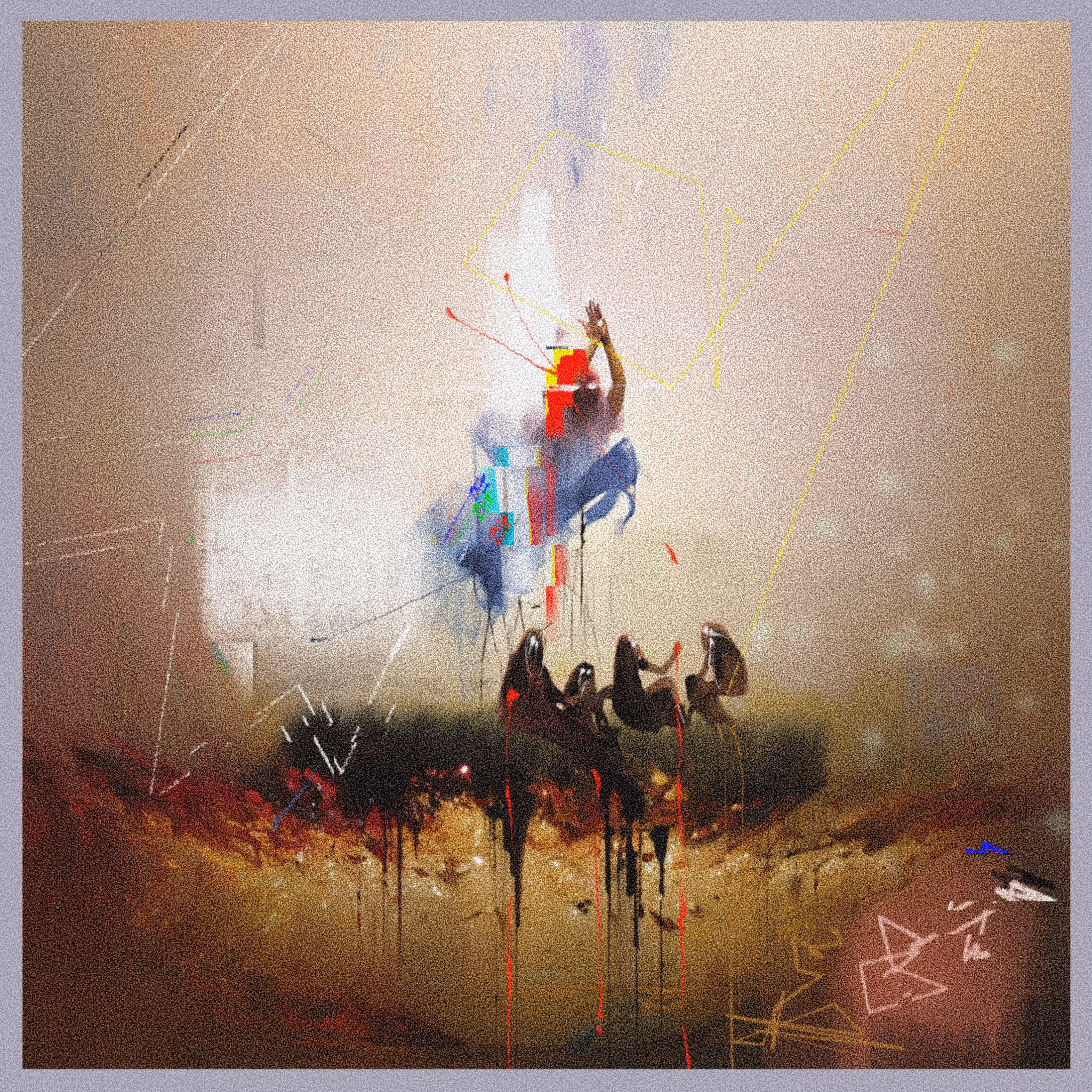 // ALTERUM MUNDUM = ANOTHER WORLD//

"At least nine-tenths of all the original reality ever created lies outside the multiverse, and since the multiverse by definition includes absolutely everything that is anything, this puts a bit of a strain on things. Outside the boundaries of the universe lie the raw realities, the could-have-beens, the might-bes, the never-weres, the wild ideas, all being created and uncreated chaotically like elements in fermenting supernovas. Just occasionally where the walls of the worlds have worn a bit thin, they can leak in."  
- Terry Pratchet, MORT

[Comes with signed museum quality print]

AI + Analog + Digital Painting by Rocketgirl @rocketgirl