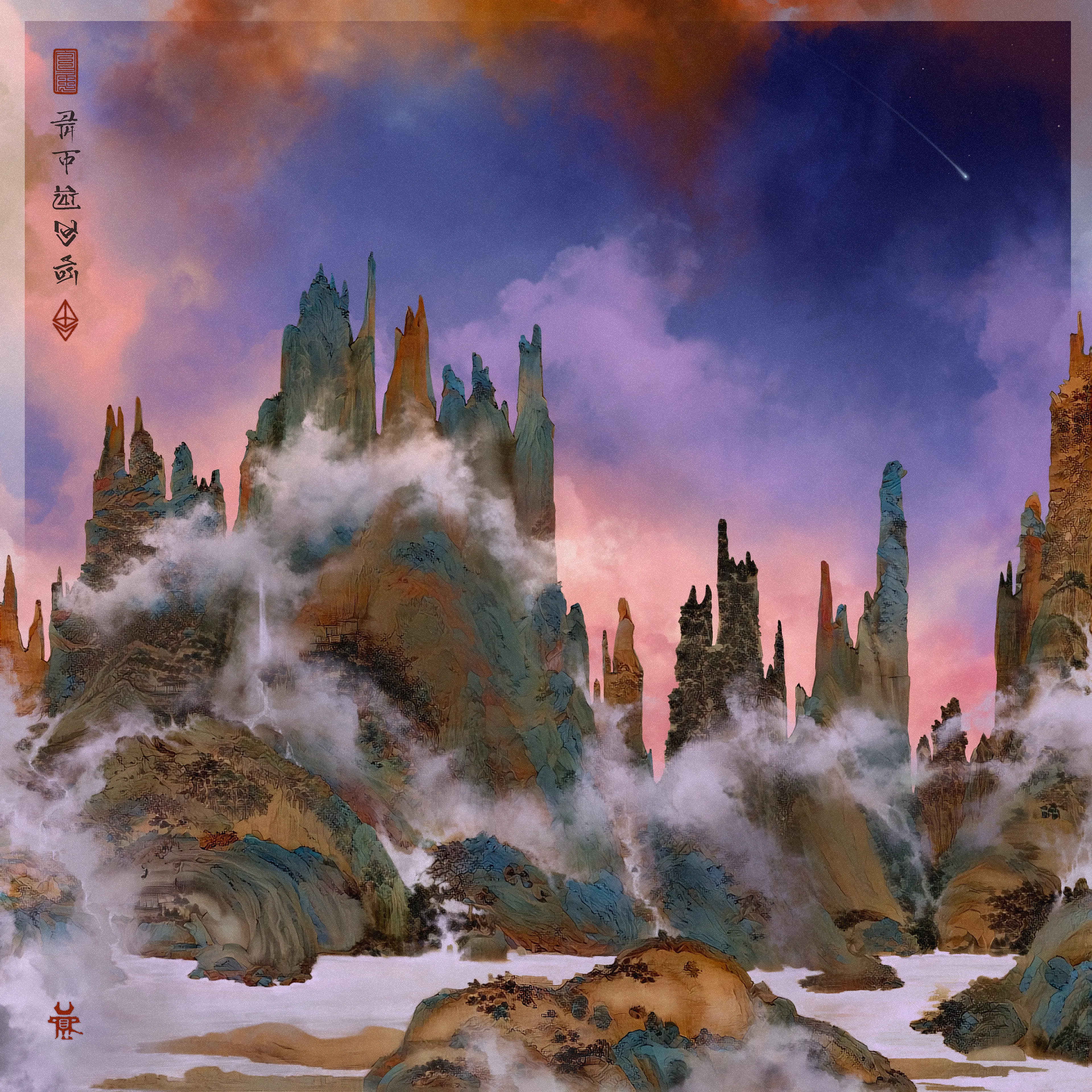 Never been so high, Bitcoin scars dawn sky  
Old-fashioned as irl event or buying land, Republic of Sand  
Veni, vidi, vaporware whales LFG  
Entered NFTs - we here for the art, not 3 trillion market  
Metaverse grey has potential same (if properly scaled)  
Beware phishy links, highspeed drain can’t be fixed  
Everhard wallet is a must, with DAO people put trust  
Ready your coins for crescendo - ferryman’s nigh!