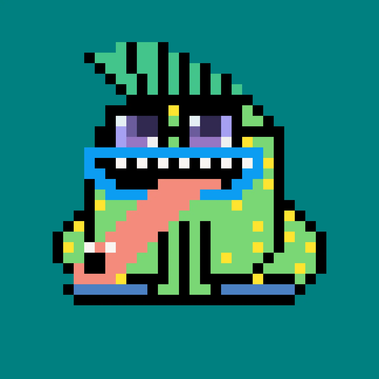 A small, warty, amphibious creature that resides in the metaverse.