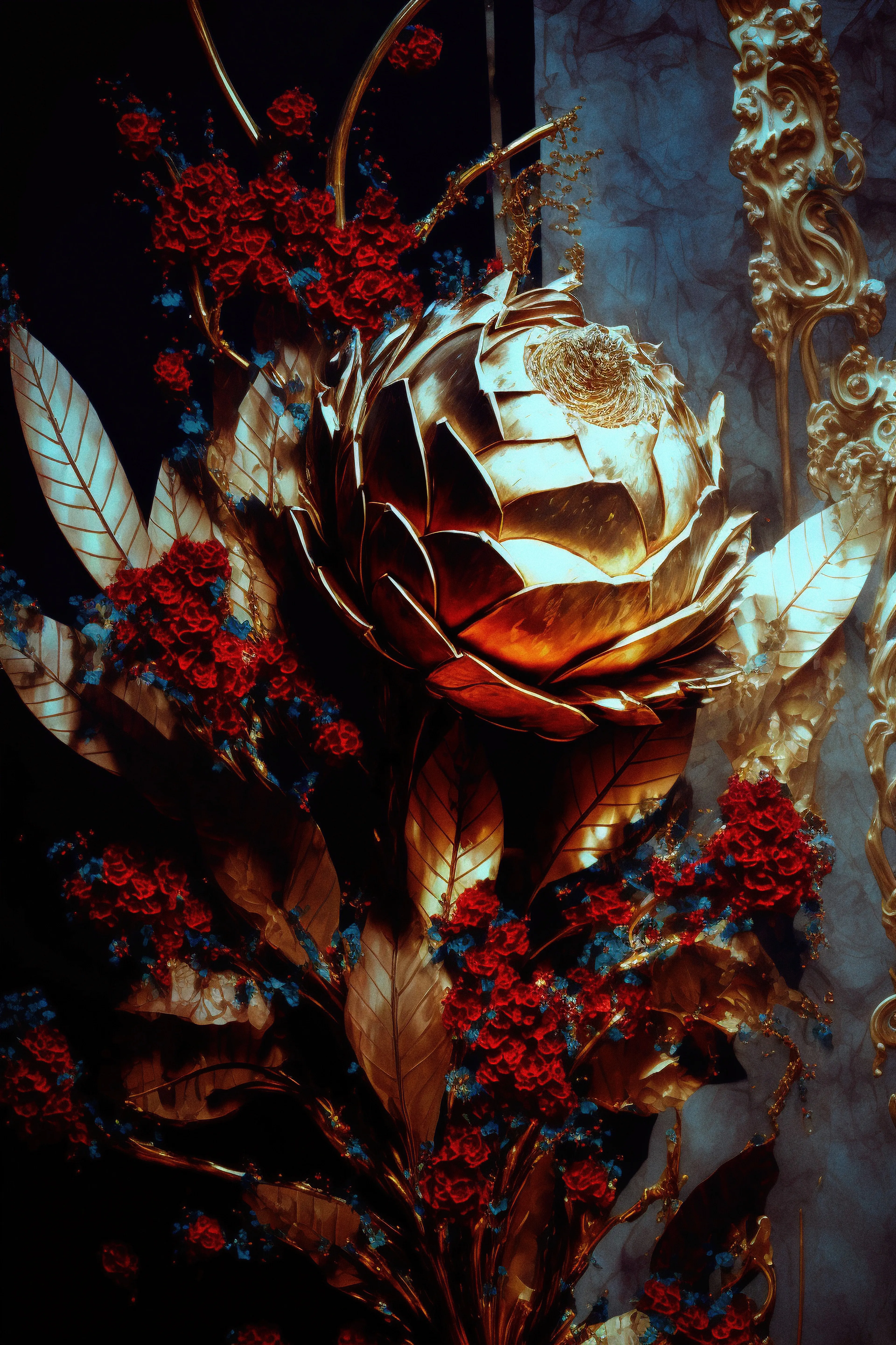 These flowers are steeped in the blood of royalty. Legend has it one of them is blue.