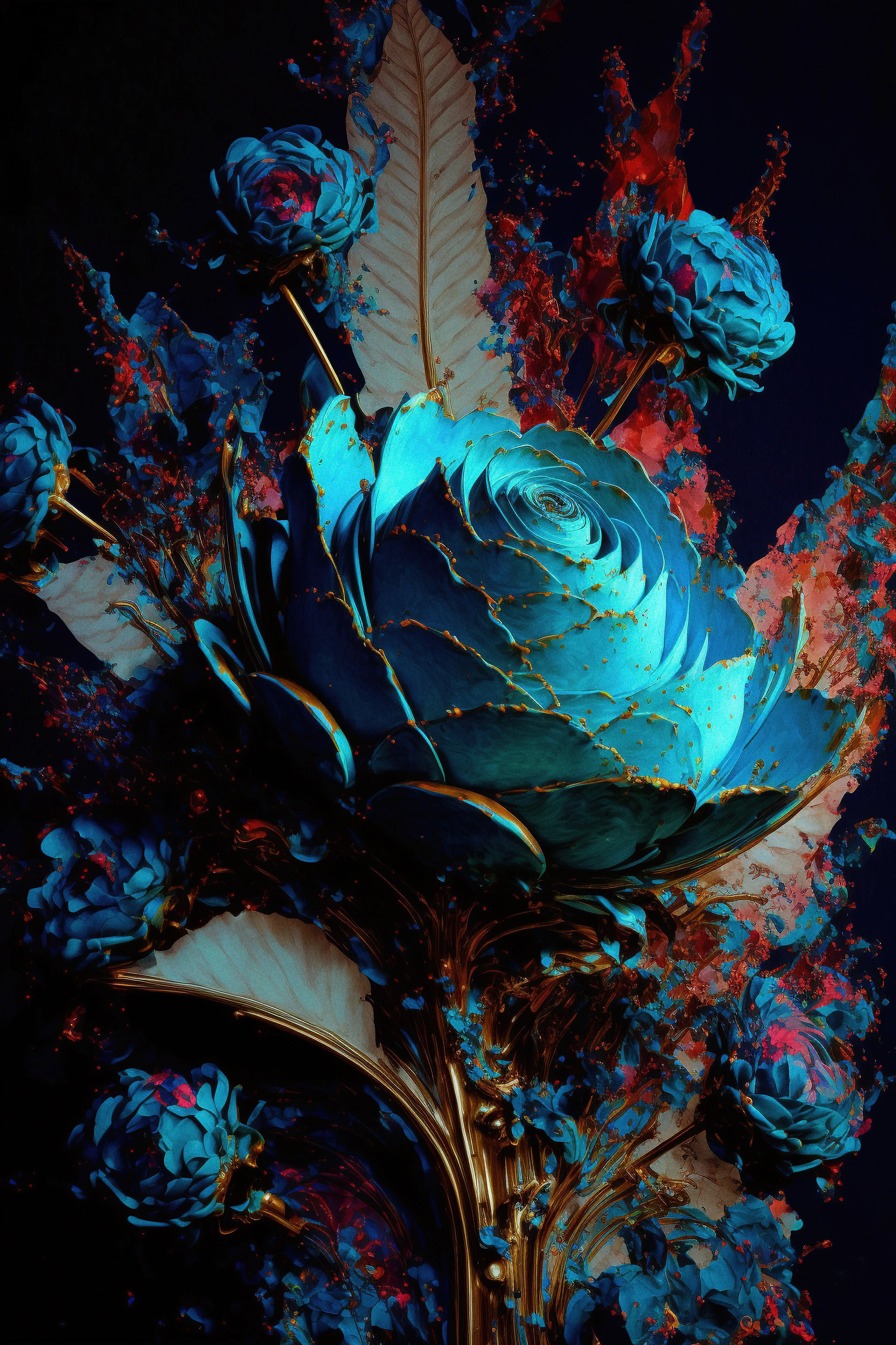 These flowers are steeped in the blood of royalty. Legend has it one of them is blue.