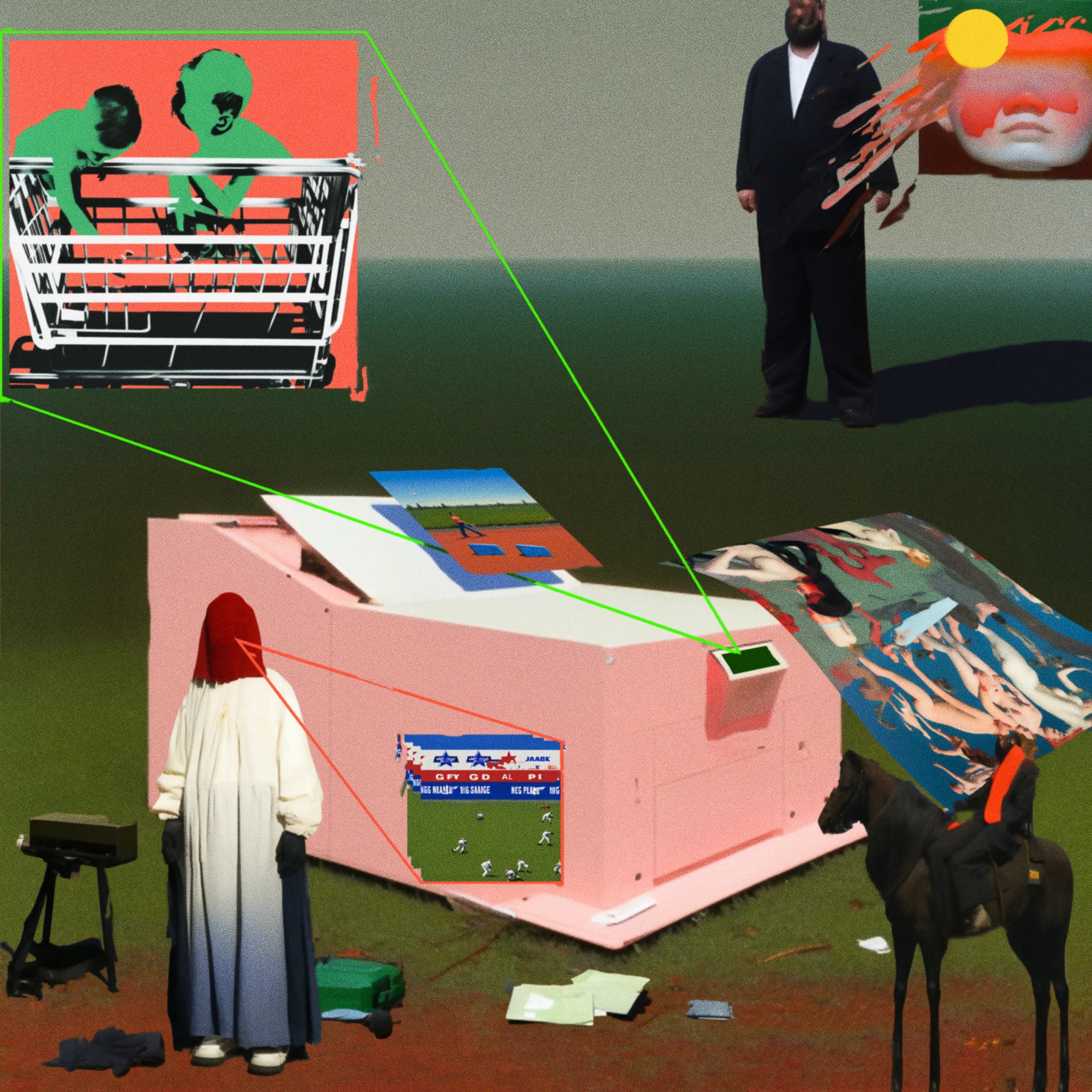 In the year 2050, people found a new form of sustenance - not in the physical, but in the ethereal realm of the visual. At family barbecues, they cooked up JPEGs, consumed as nourishment for the soul. These images were portals to other worlds, windows into the depths of the human experience. Humanity had transcended the need for traditional sustenance, and discovered a new kind of nourishment that fed the mind and soul.

In the future, we will not hunger for bread, but for the light that sustains us.