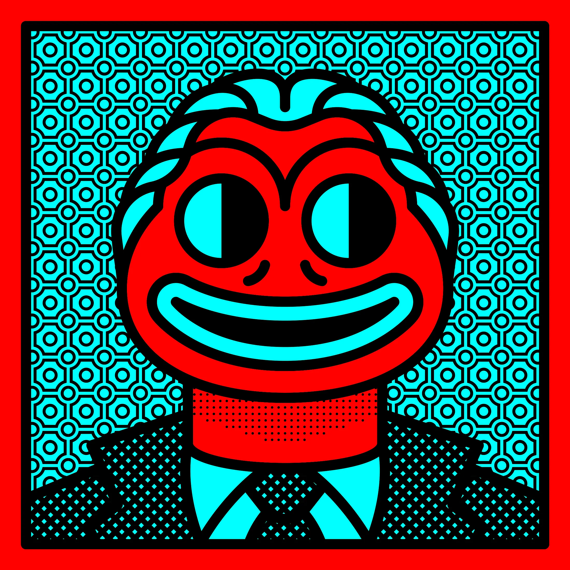 A collection featuring handcrafted Pepes. Each one has its own 1/1 character and background, designed with a clean, minimalist style.