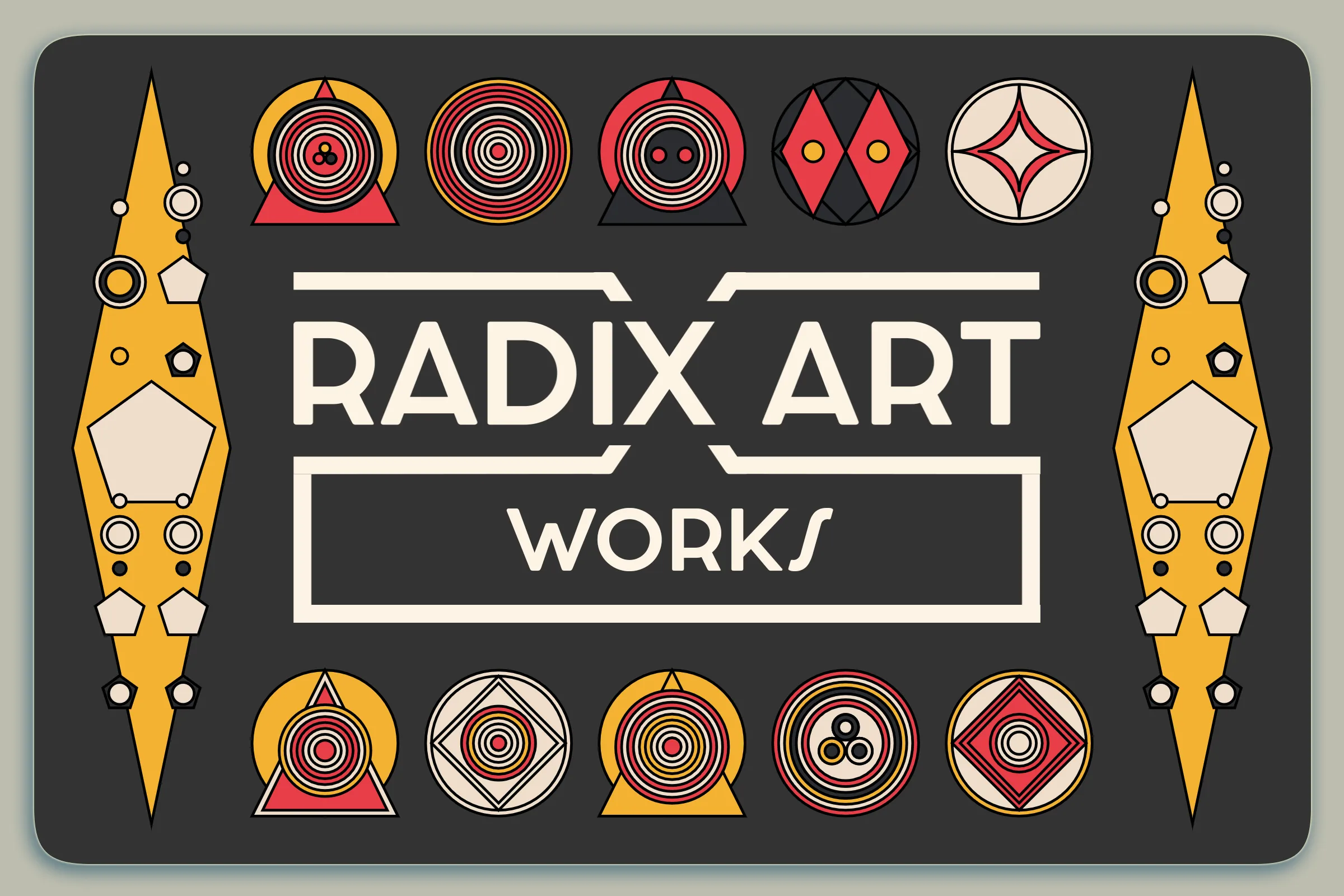 An upcoming collection of 1-of-1 artworks by Radix (Rob Dixon)