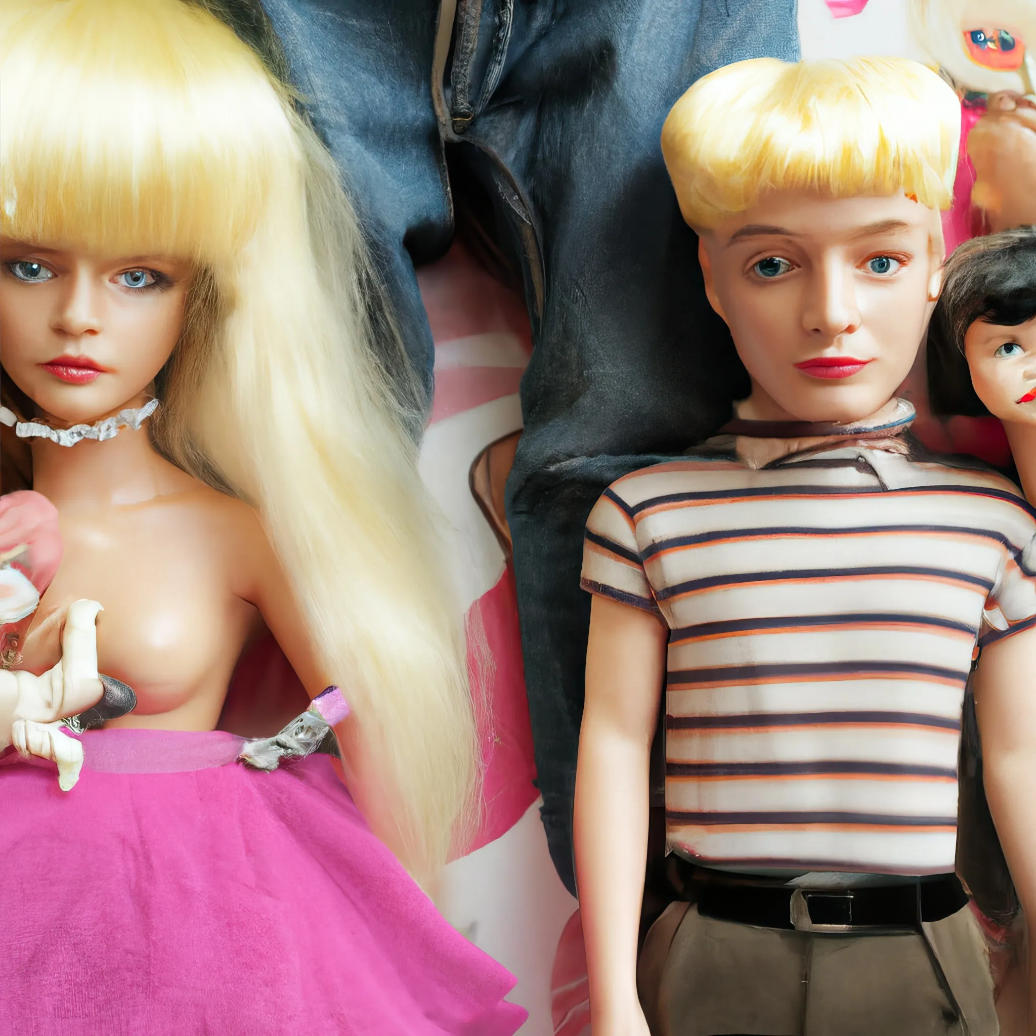Introducing "Trash Barbie," a thought-provoking post-photography art collection of 200 enigmatic images, reimagining Ken and Barbie as they address themes of neglect, abuse, and objectification.

Venture into the unvarnished world of "Trash Barbie," where images depict dolls marked by time as a metaphor for the vulnerability and resilience of real-life humans. Set against the backdrop of motels, trailer parks, and rural living, each piece exposes raw emotions beneath the surface.

The collection explores intricate relationships and objectification within "Trash Barbie," offering insight into the nuanced power dynamics between individuals. "Trash Barbie" invites introspection and discourse on neglect, abuse, and objectification in society. Embrace its haunting allure and embark on a journey towards understanding and empathy.